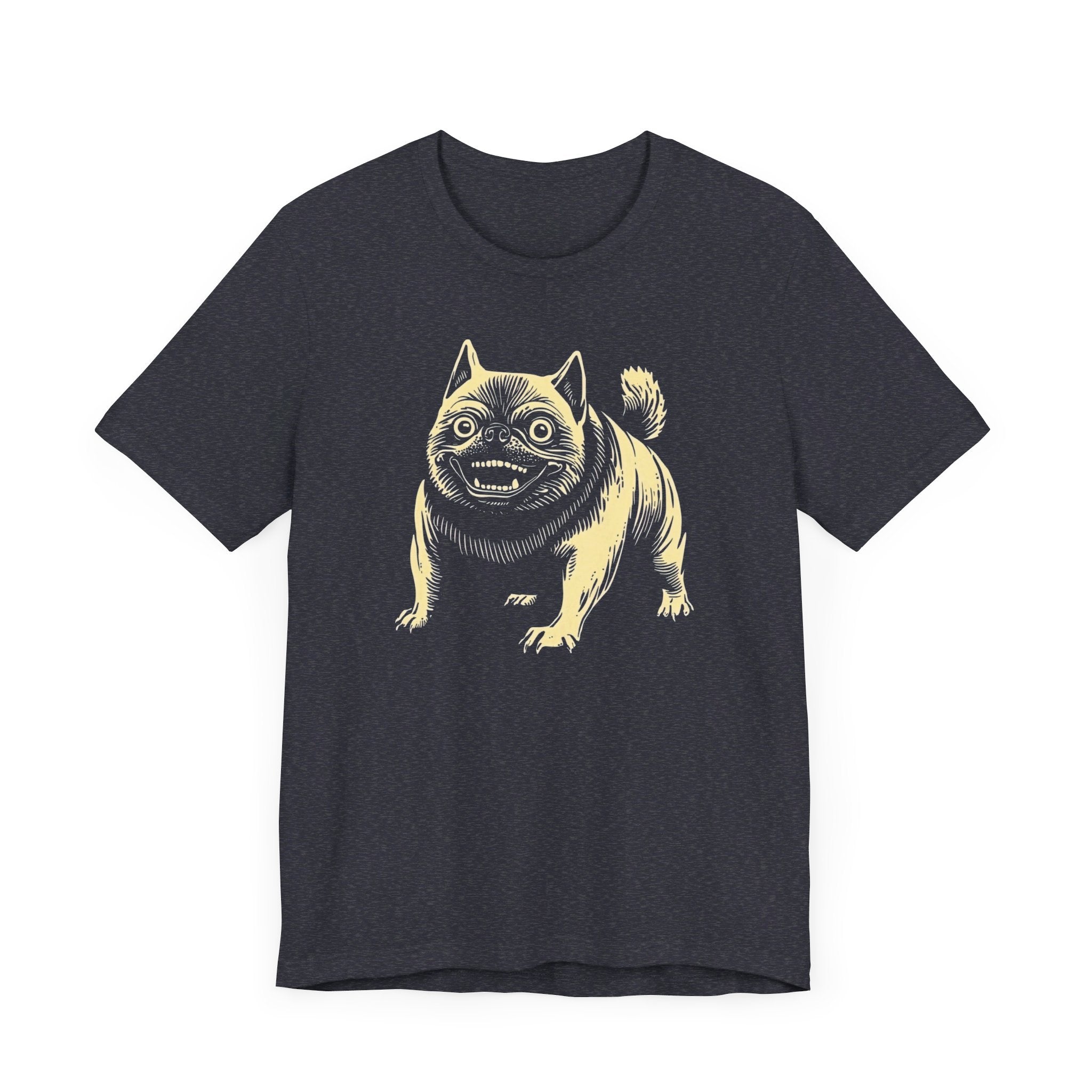 Grinning Pug T-Shirt – Funny and Adorable Dog Lover Tee
