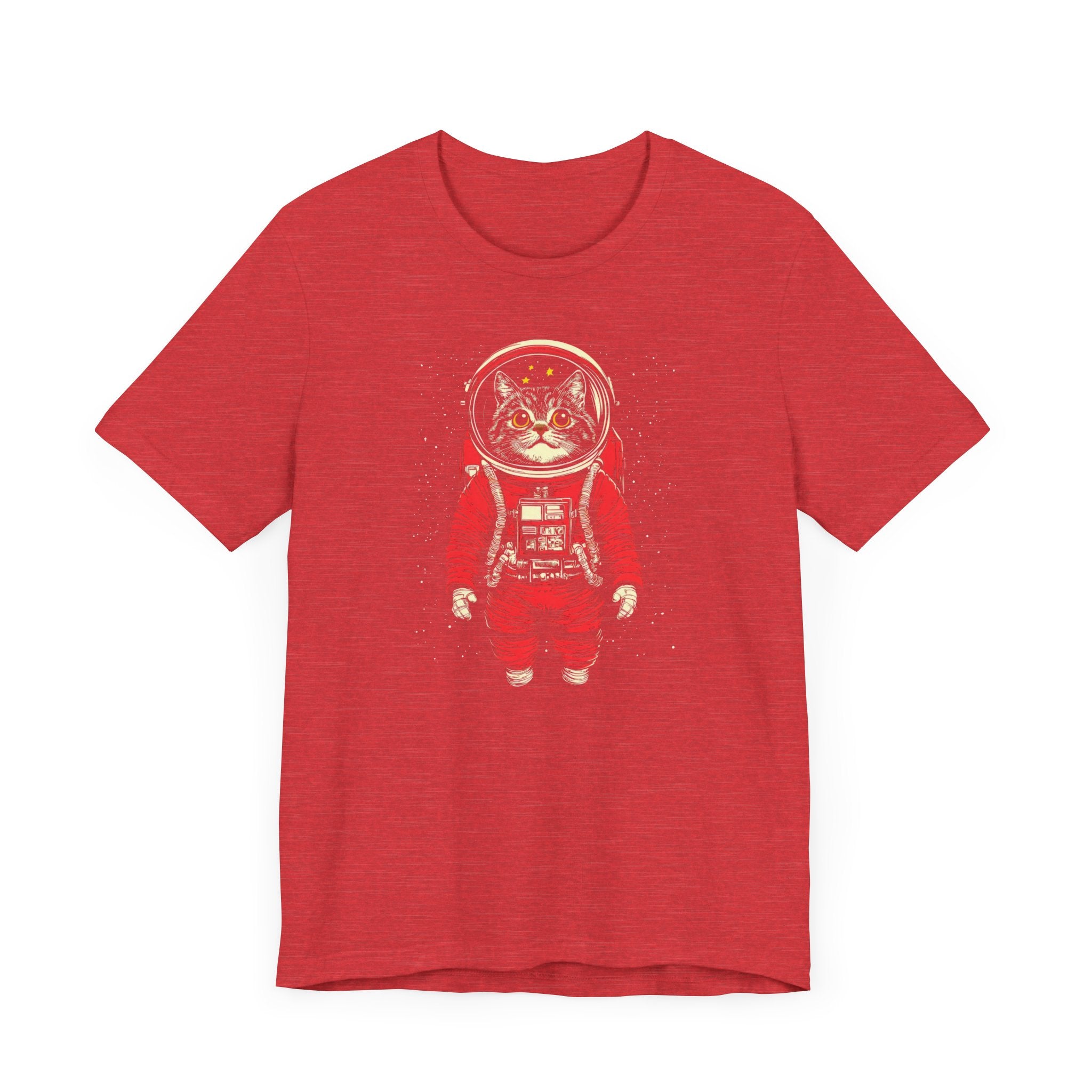 Red Spacesuit Cat T-Shirt