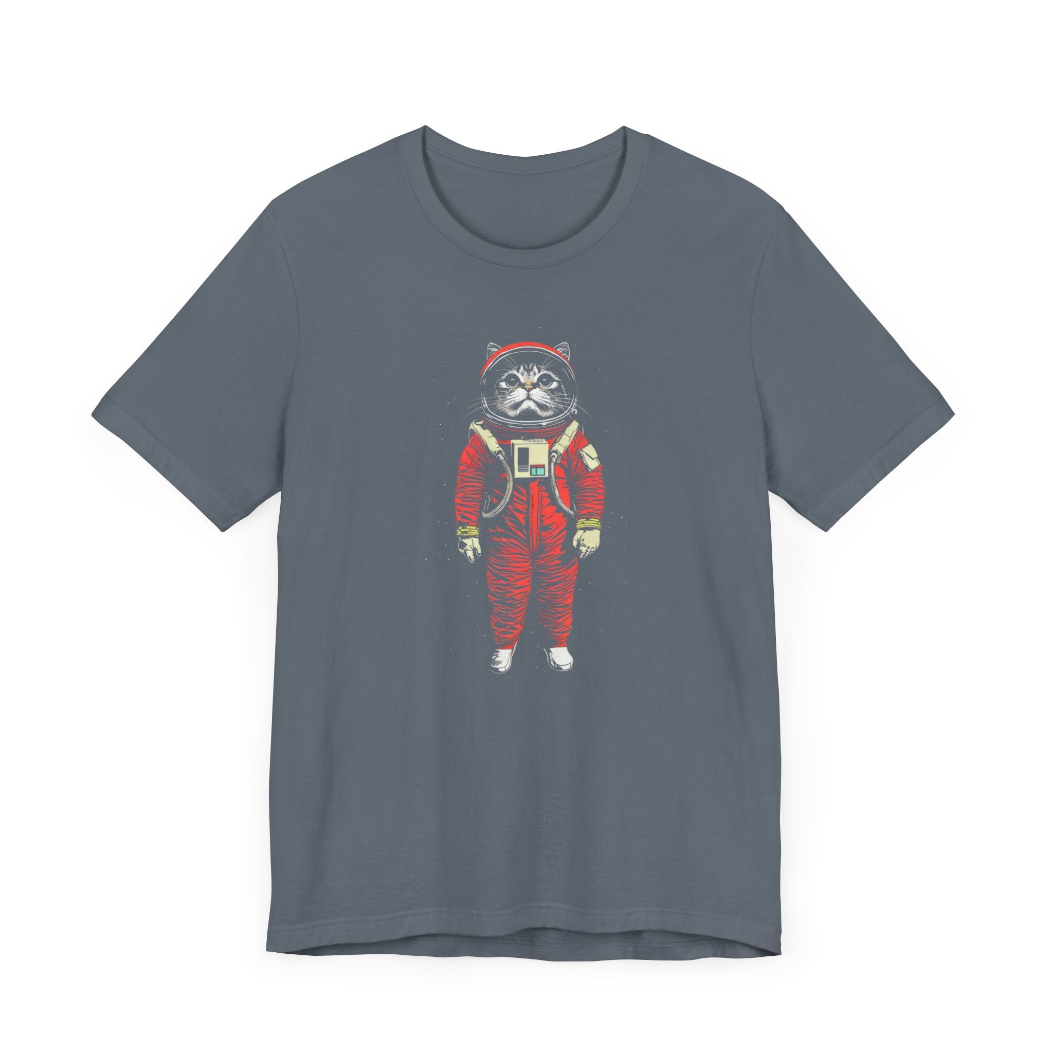 Adorable Cat Astronaut Graphic Tee