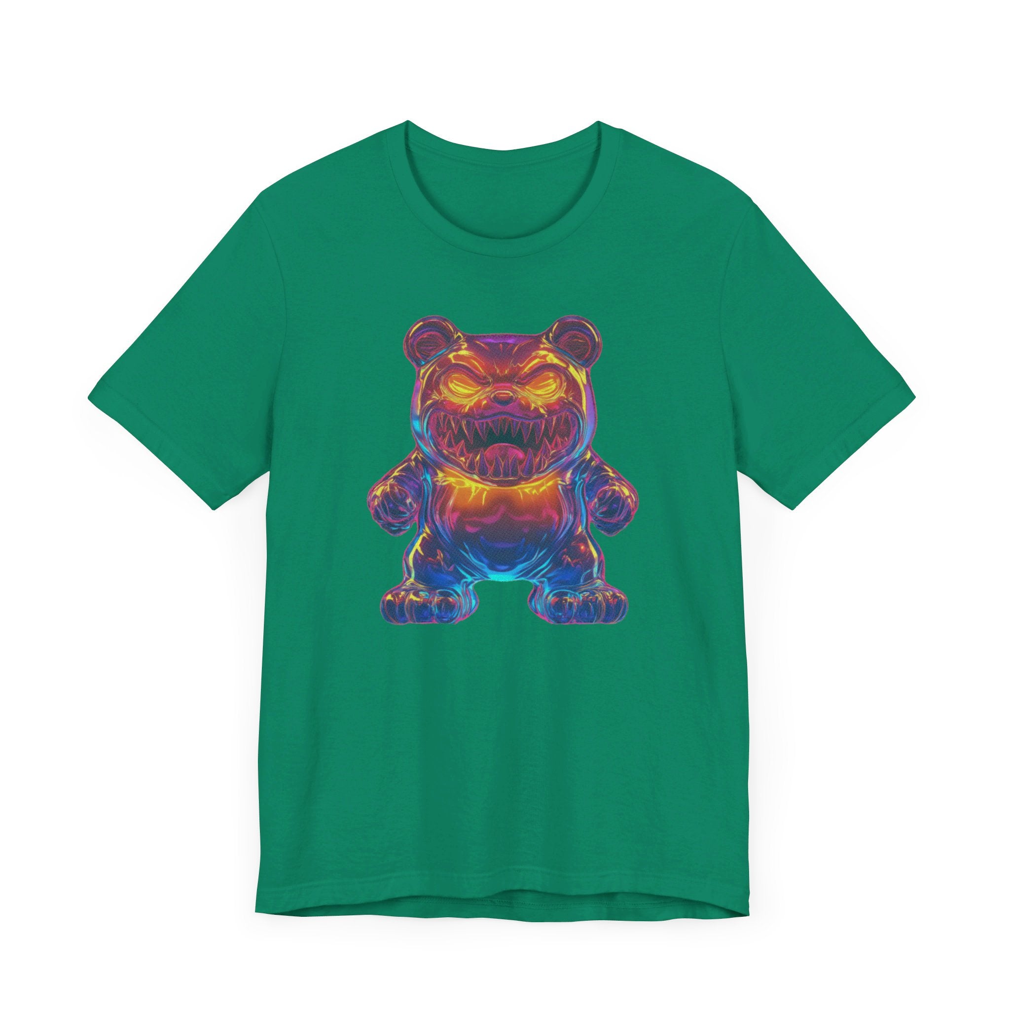 Neon Monster Bear T-Shirt Bold and Playful Design