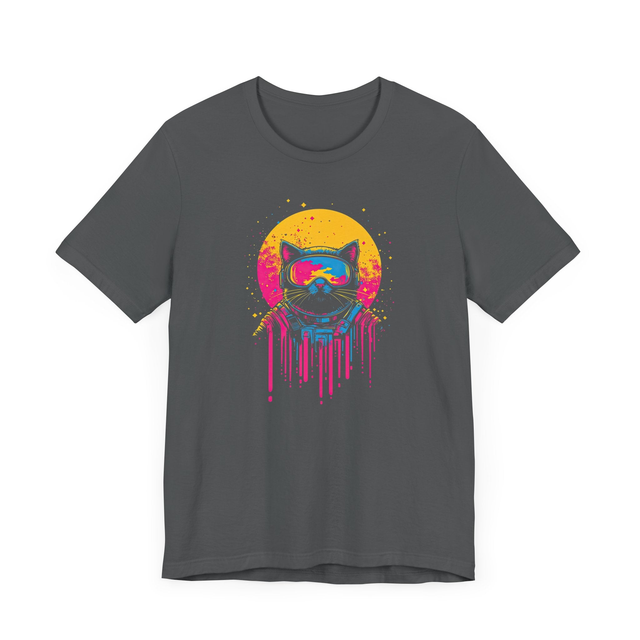 Retro Futuristic Cat T-Shirt