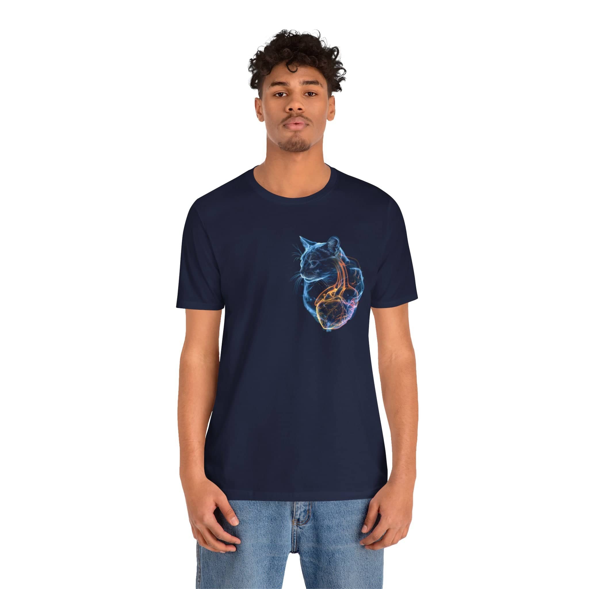 My Cat IS My Heart Unisex Jersey Short Sleeve Tee