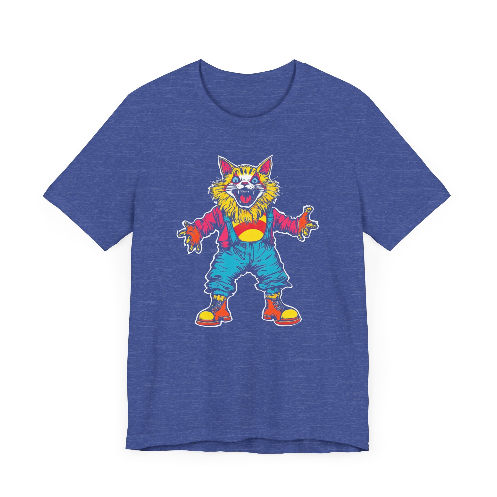 Colorful Clown Cat T-Shirt