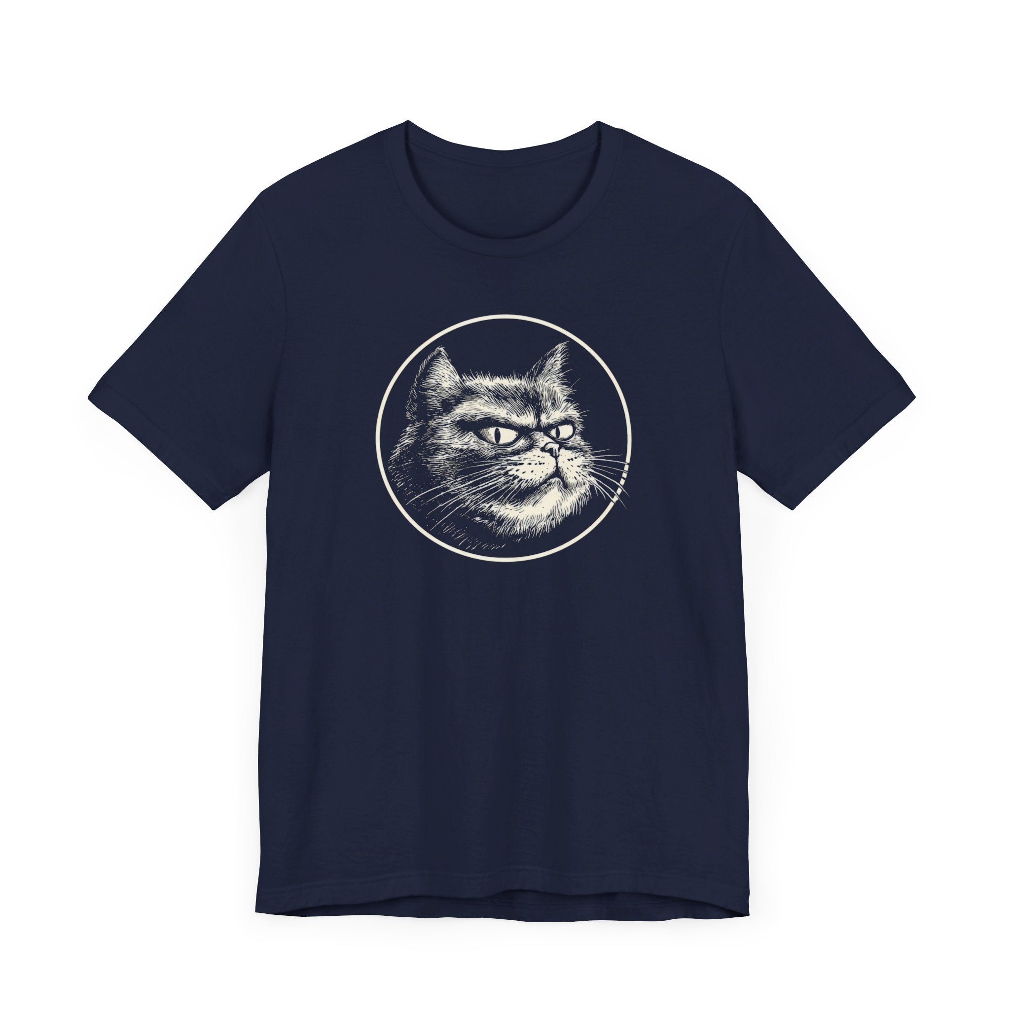 Grumpy Cat Graphic Tee – Vintage Style Cat Lover Shirt