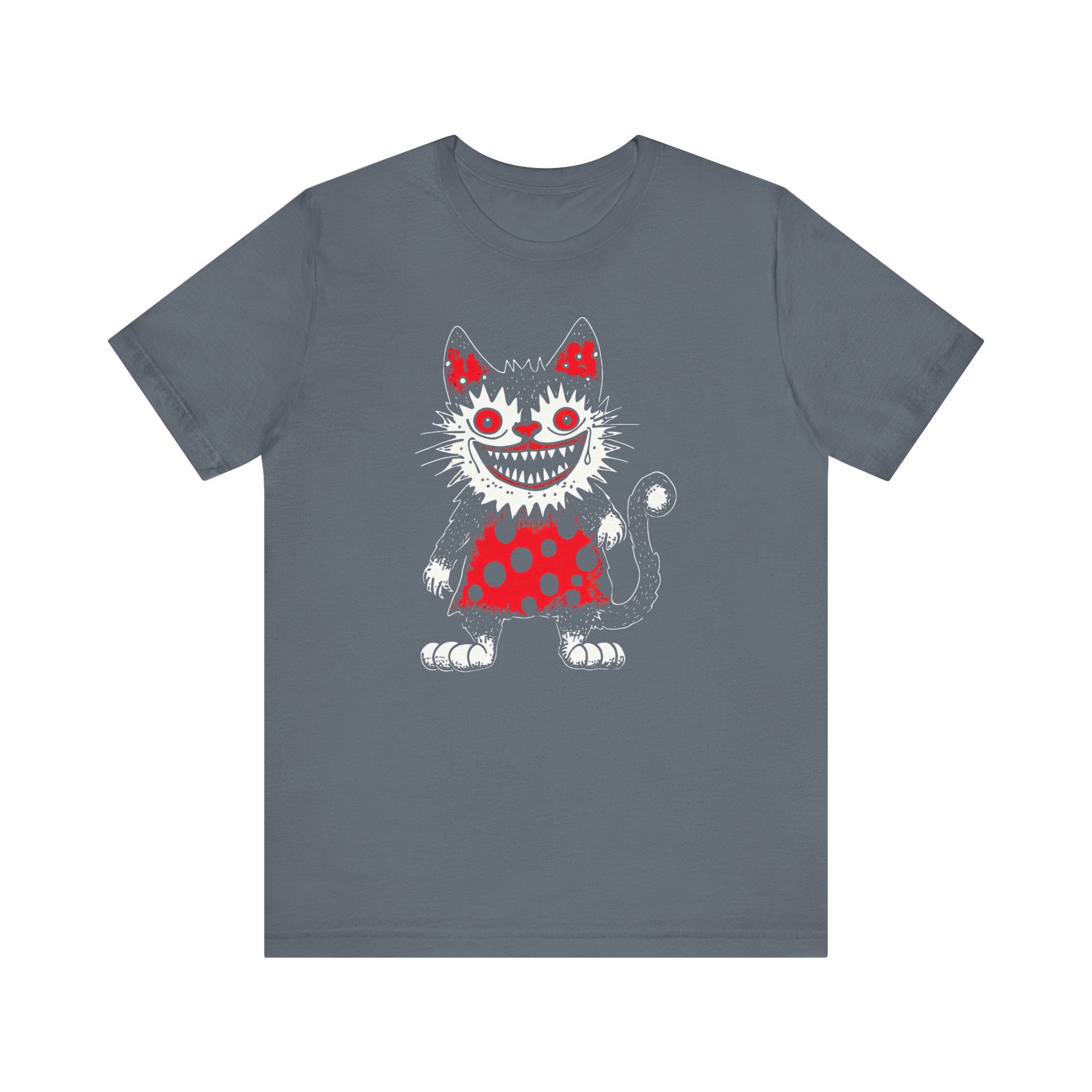 Creepy Polka Dot Cat T-Shirt