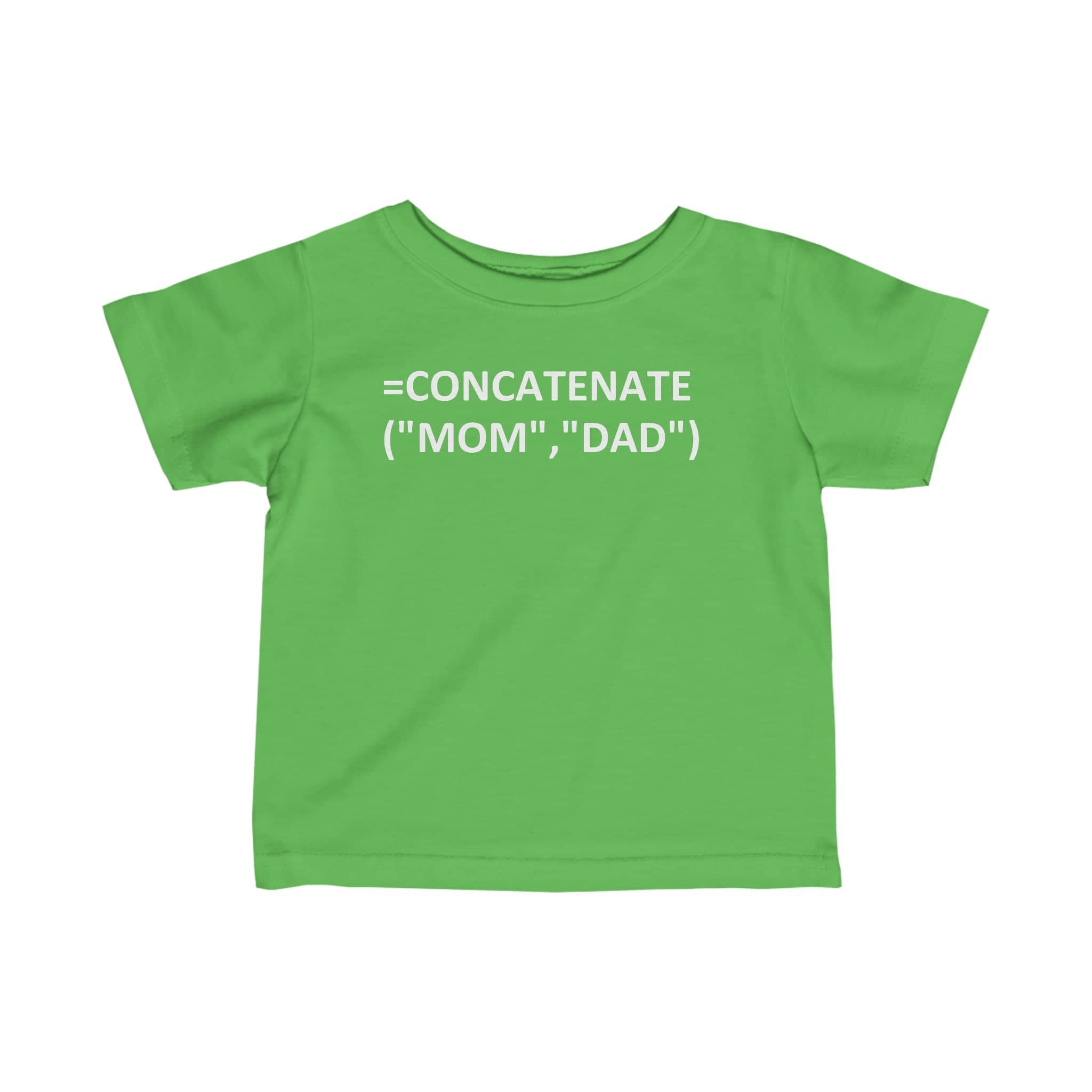 Tiny Tots Text Merge Tee Infant Fine Jersey Tee