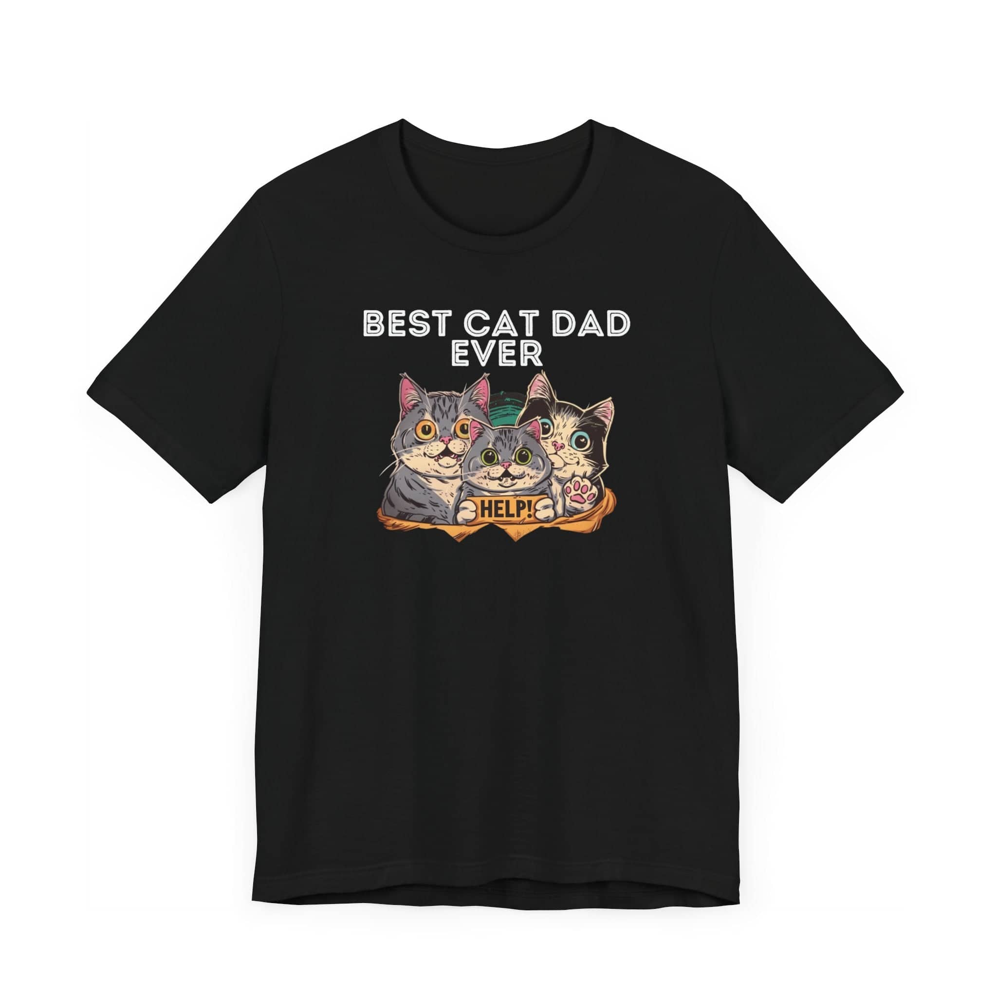 Best Cat Dad Ever Funny Cat Lover Shirt
