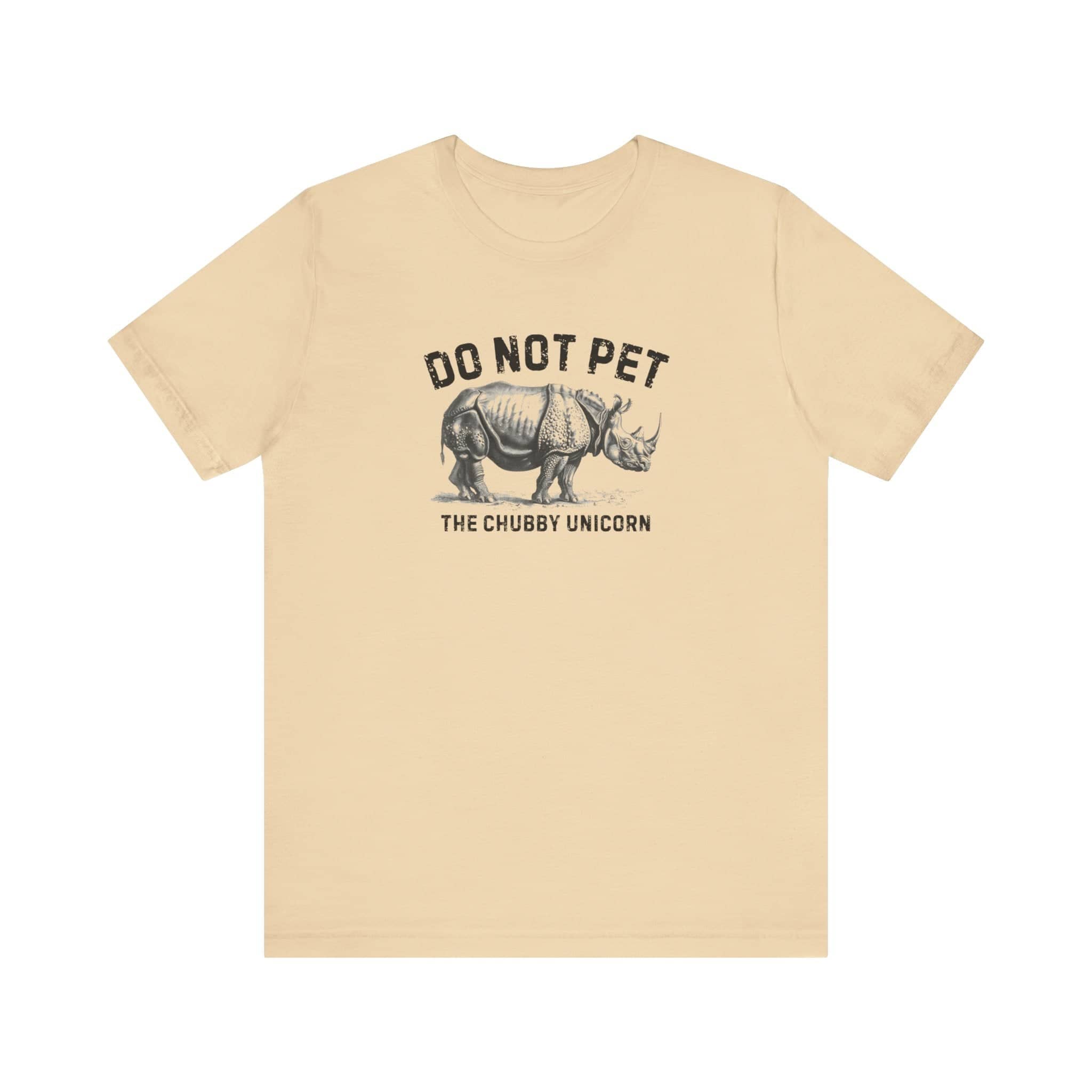 Do Not Pet The Chubby Unicorn Shirt Funny Rhino Lover Tee