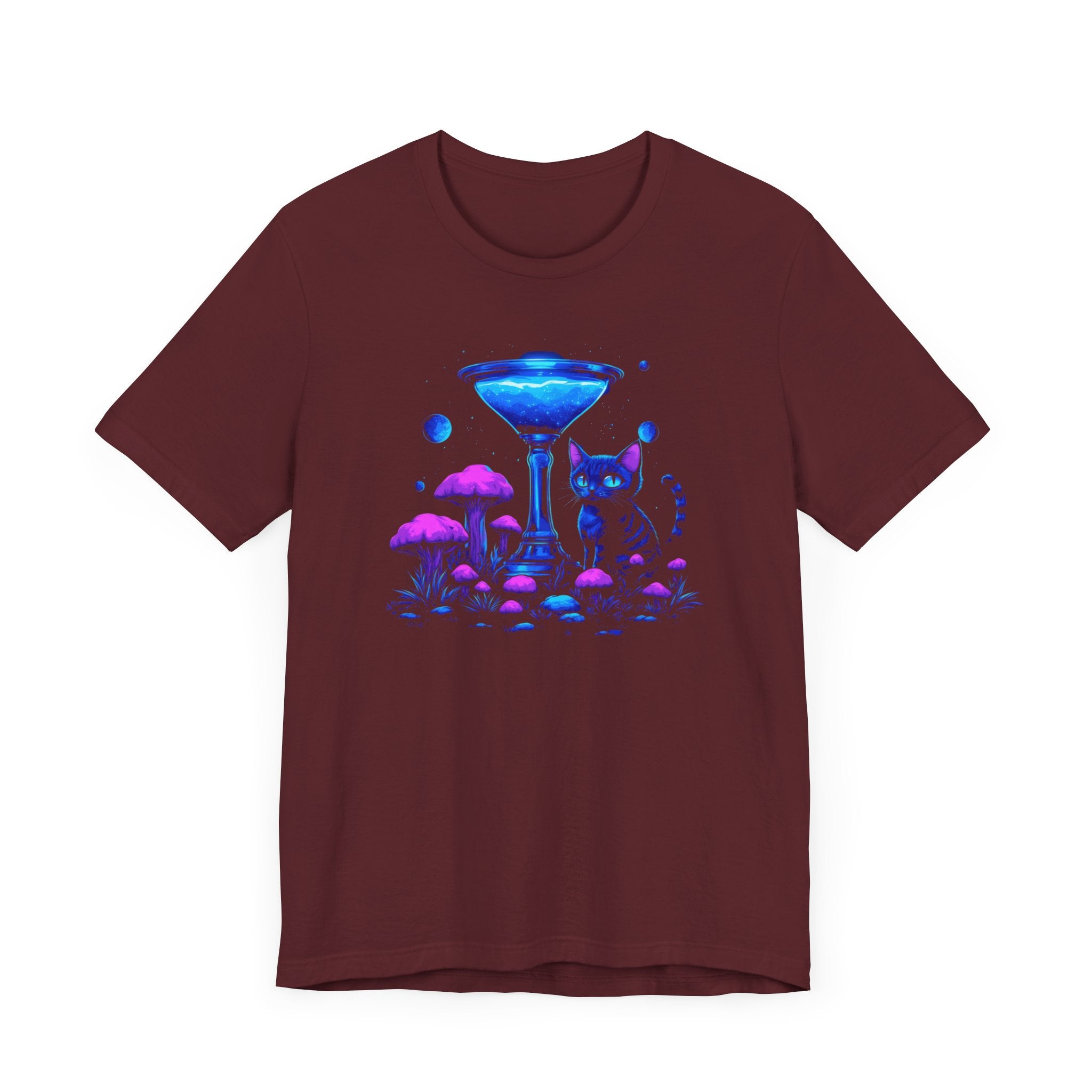 Mystical Neon Cat T-Shirt