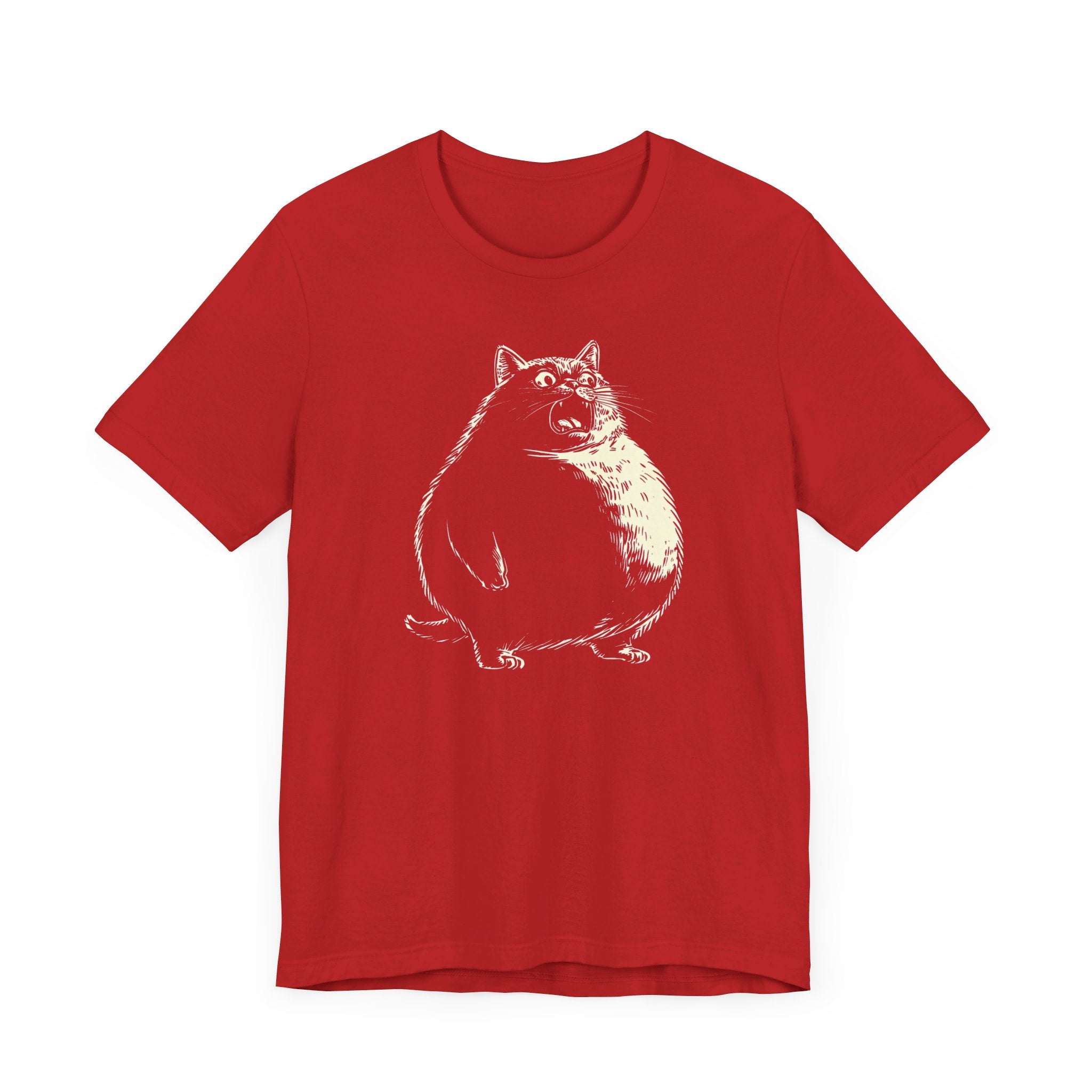 Chonky Black Cat Graphic T-Shirt