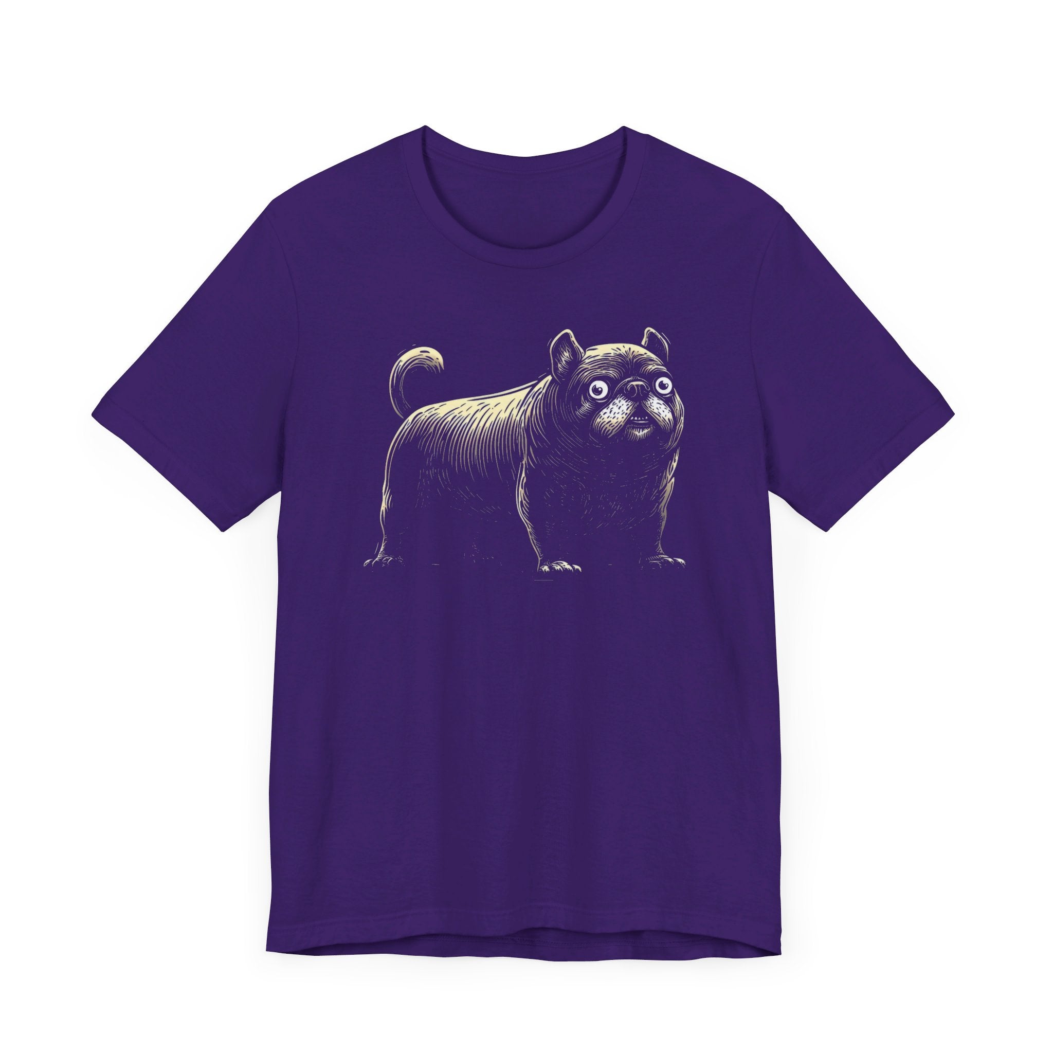 Quirky Pug T-Shirt – Unique Black Pug Graphic Tee