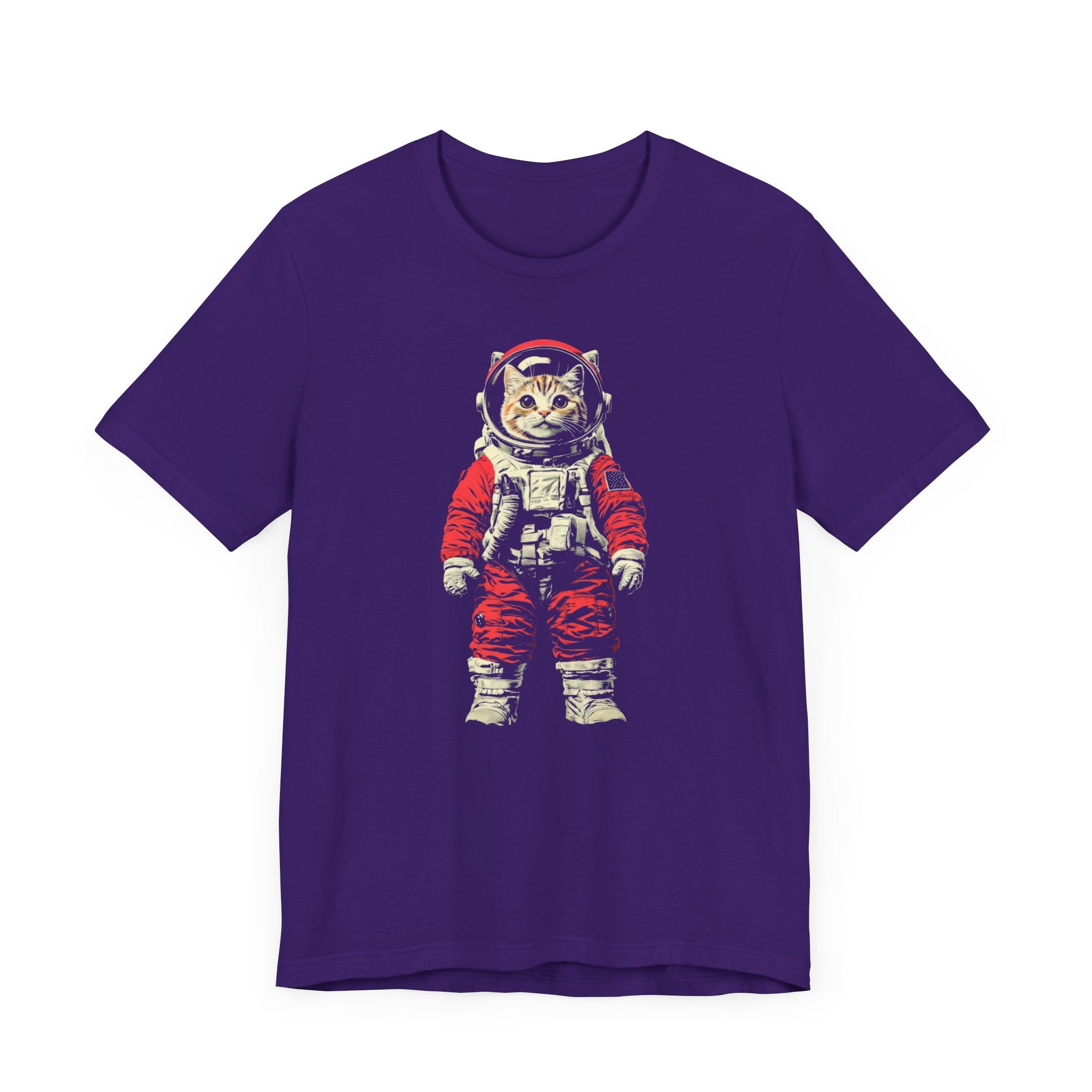 Adventurous Cat Astronaut Graphic Tee