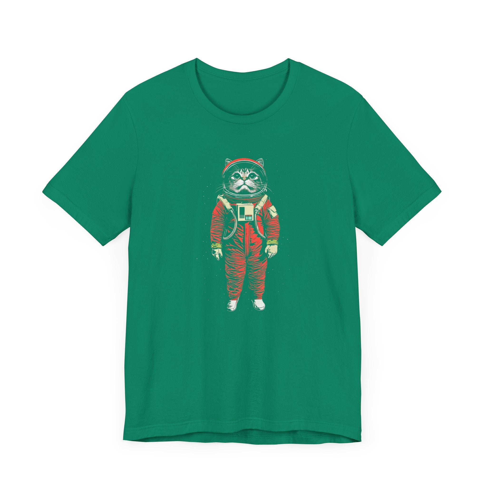 Adorable Cat Astronaut Graphic Tee