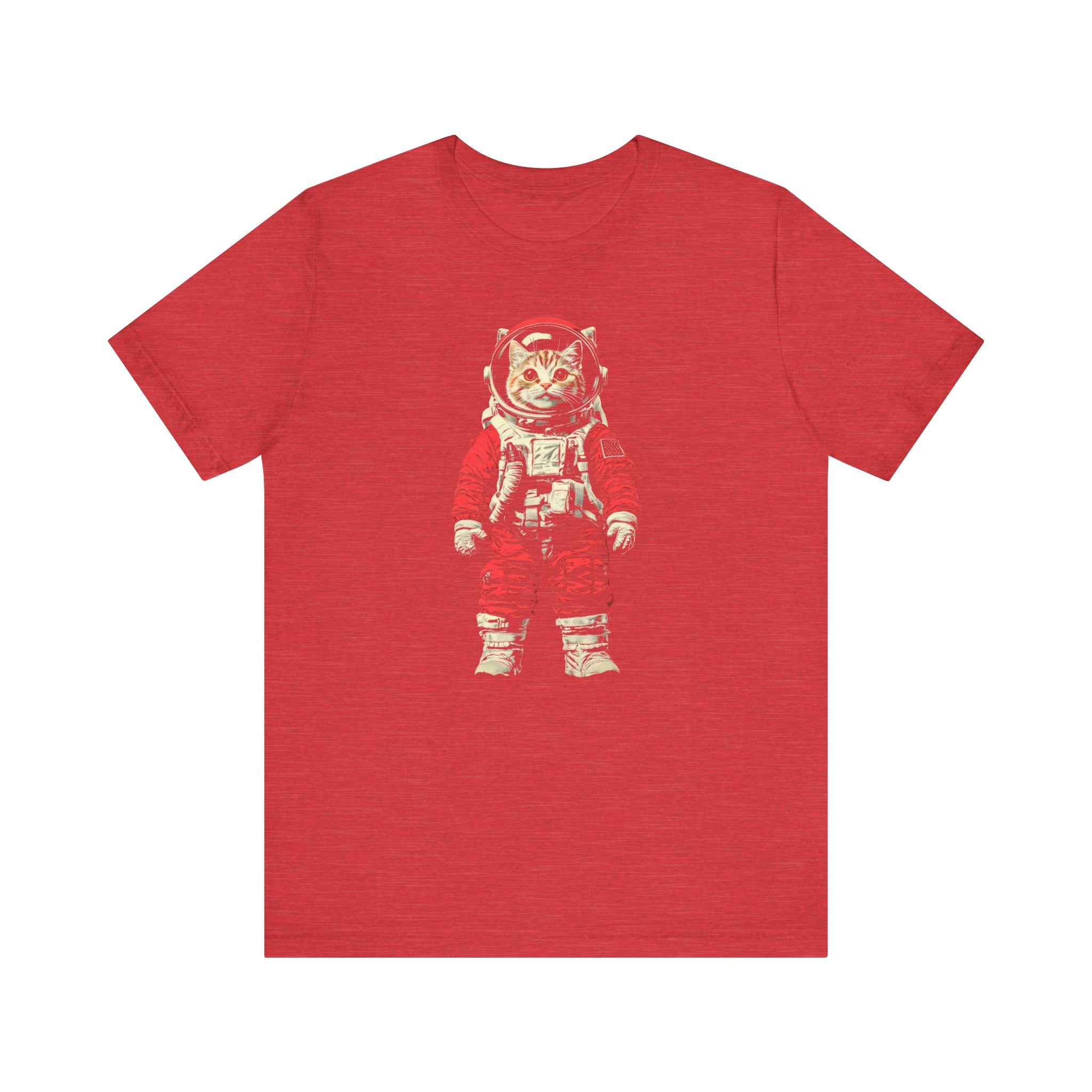 Adventurous Cat Astronaut Graphic Tee