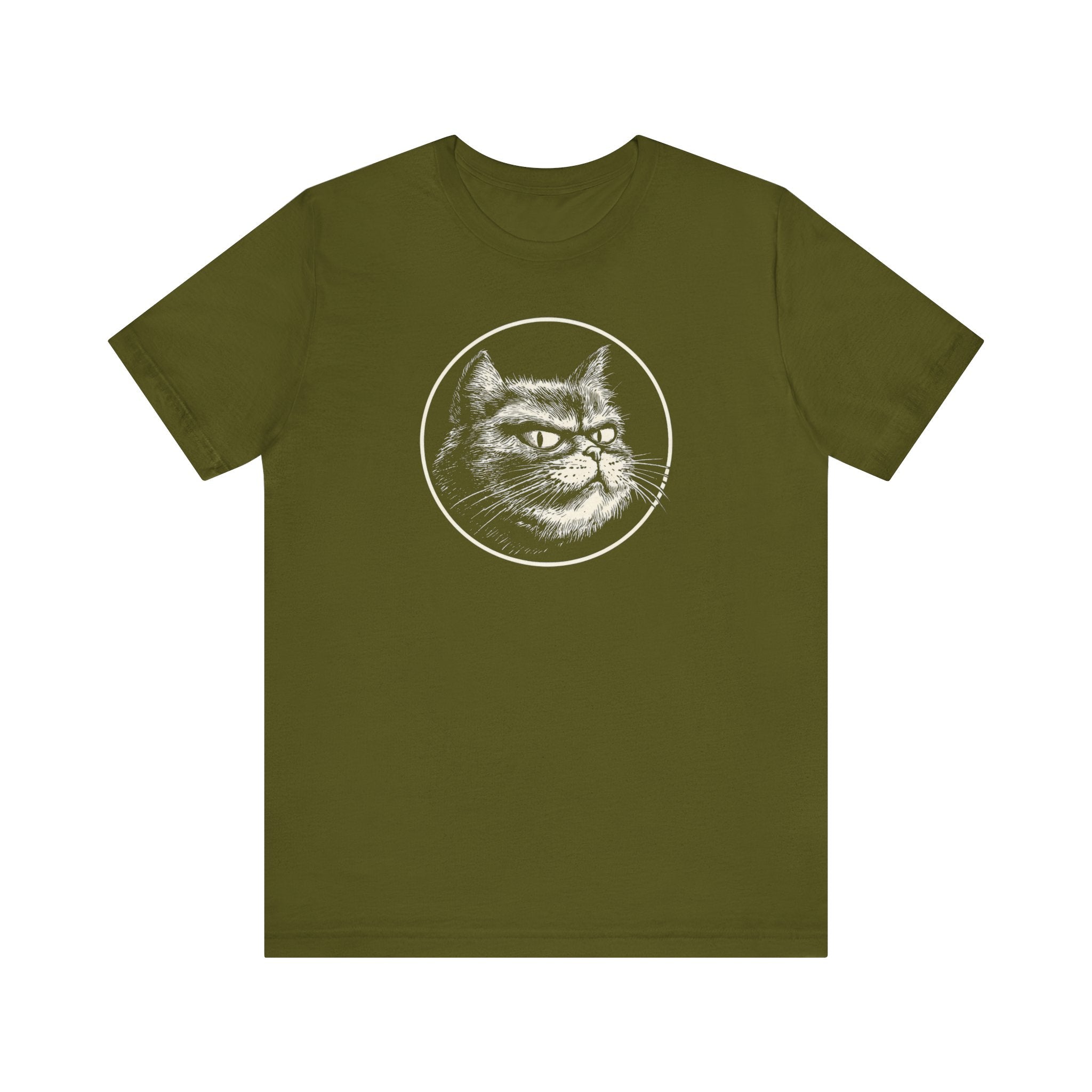 Grumpy Cat Graphic Tee – Vintage Style Cat Lover Shirt