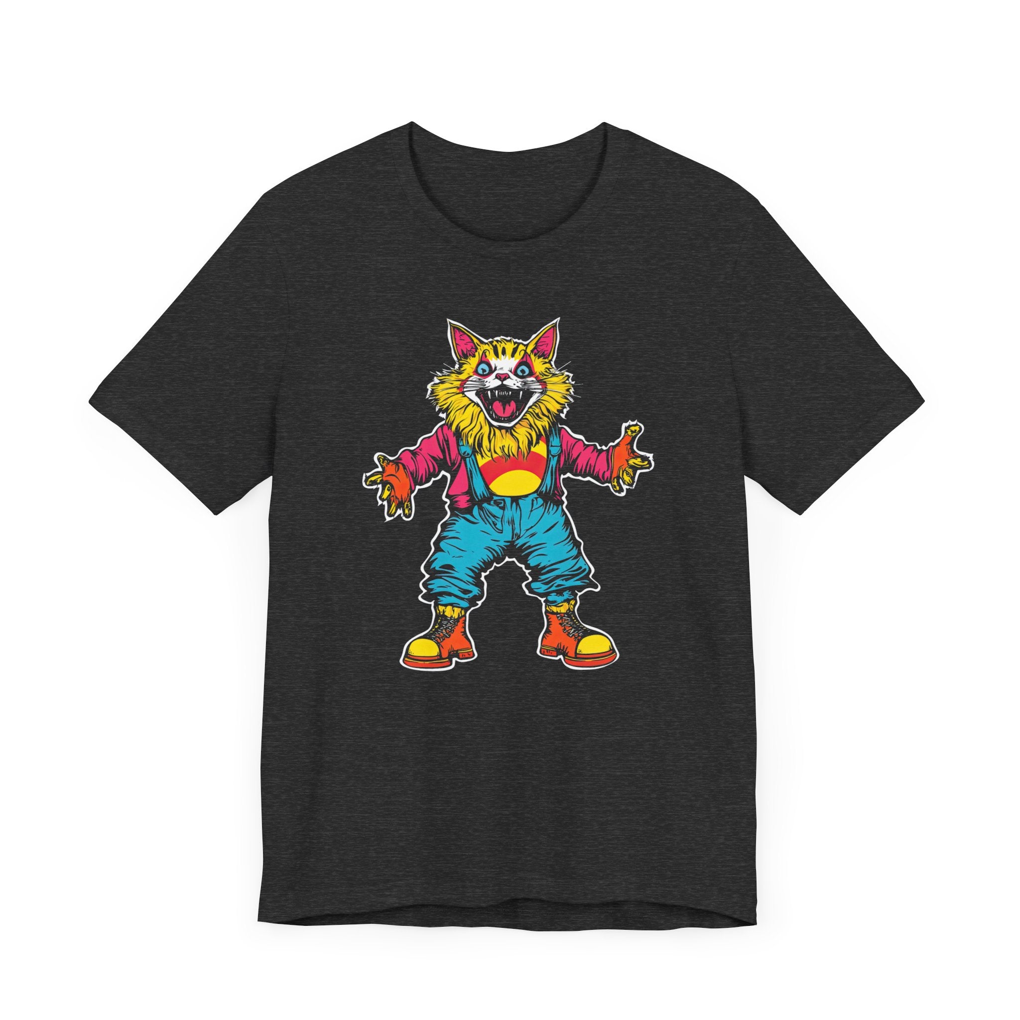 Colorful Clown Cat T-Shirt