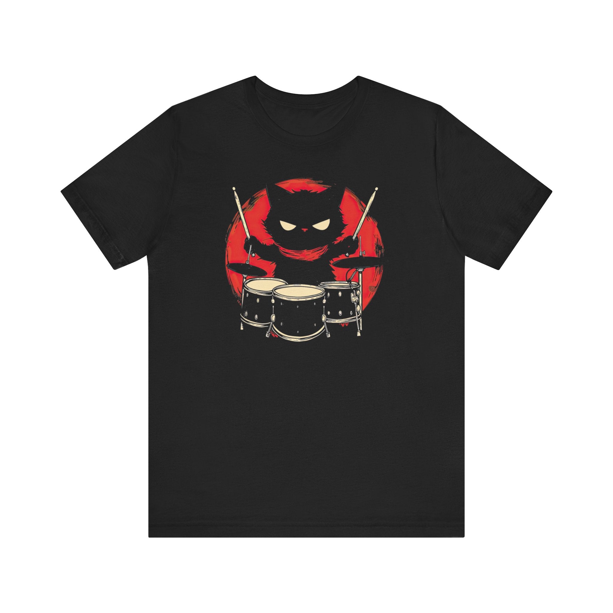 Drummer Cat T-Shirt