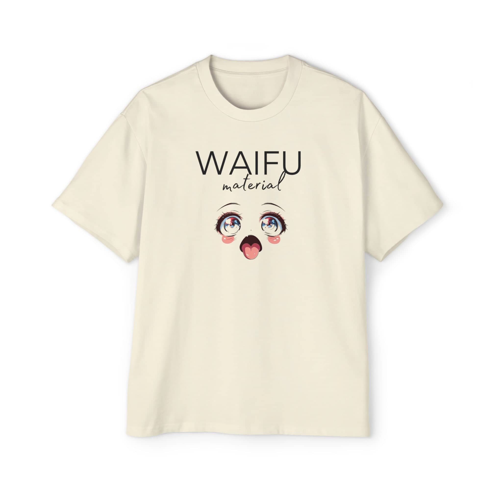 Kawaii Waifu Material Heavy Oversized Tee