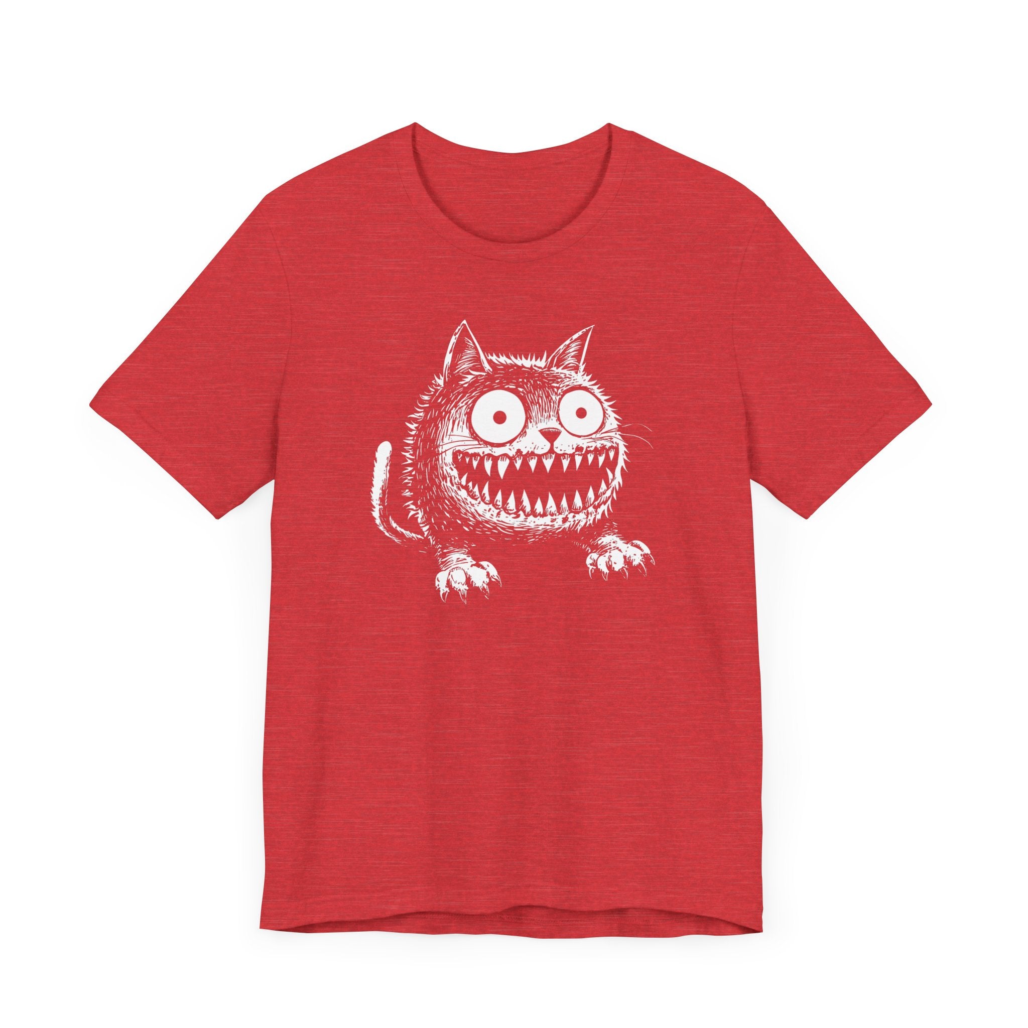 Grinning Creepy Cat T-Shirt