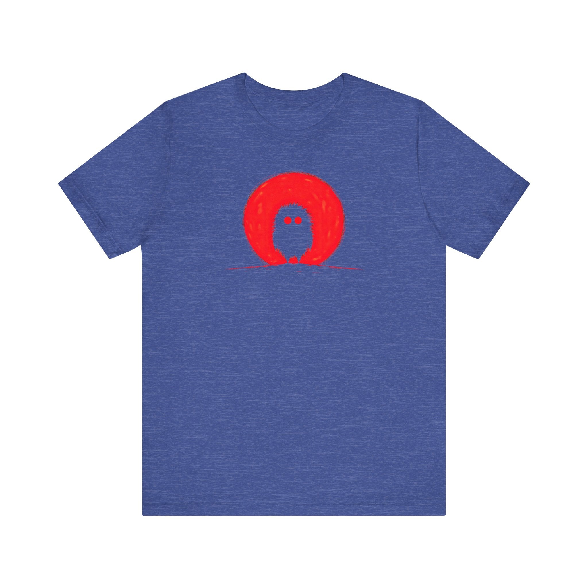 Red Moon Silhouette Creature Graphic Tee