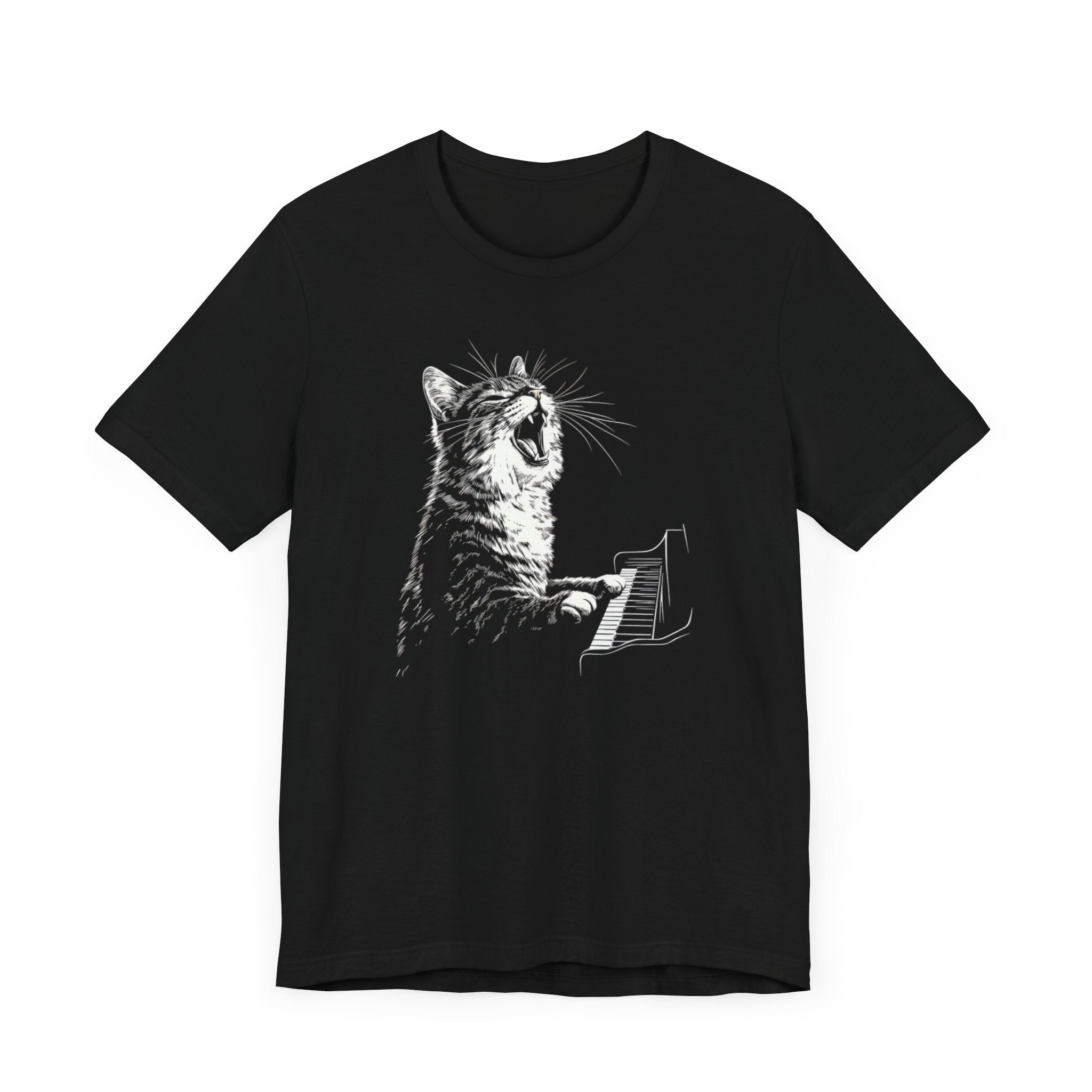 Singing Cat Piano T-Shirt
