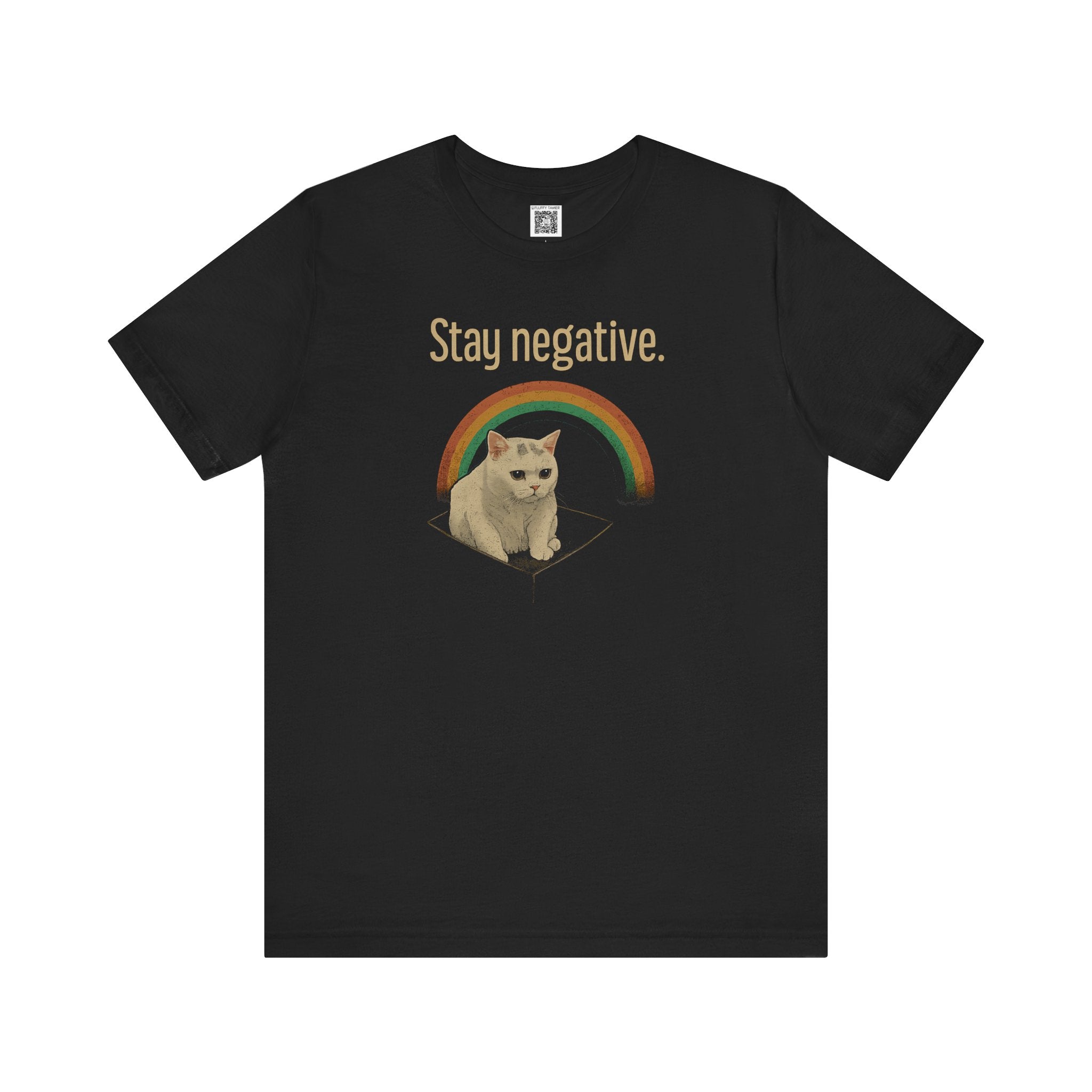 Stay Negative Cat T-Shirt