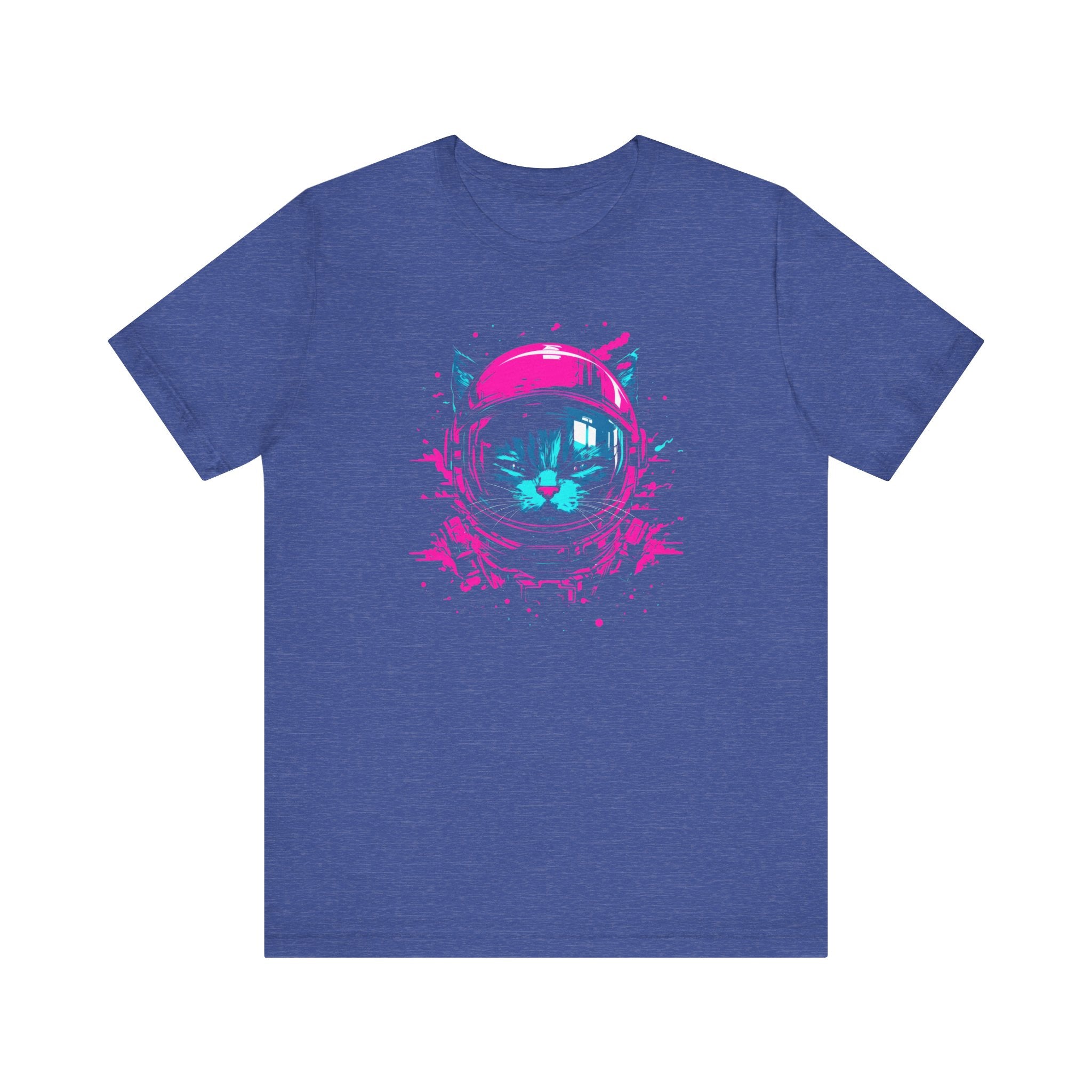 Neon Astronaut Cat T-Shirt