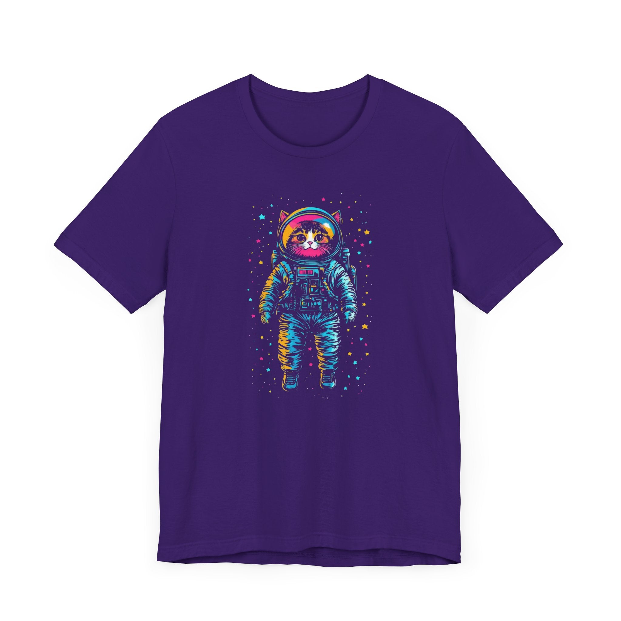 Neon Cosmic Catstronaut T-Shirt