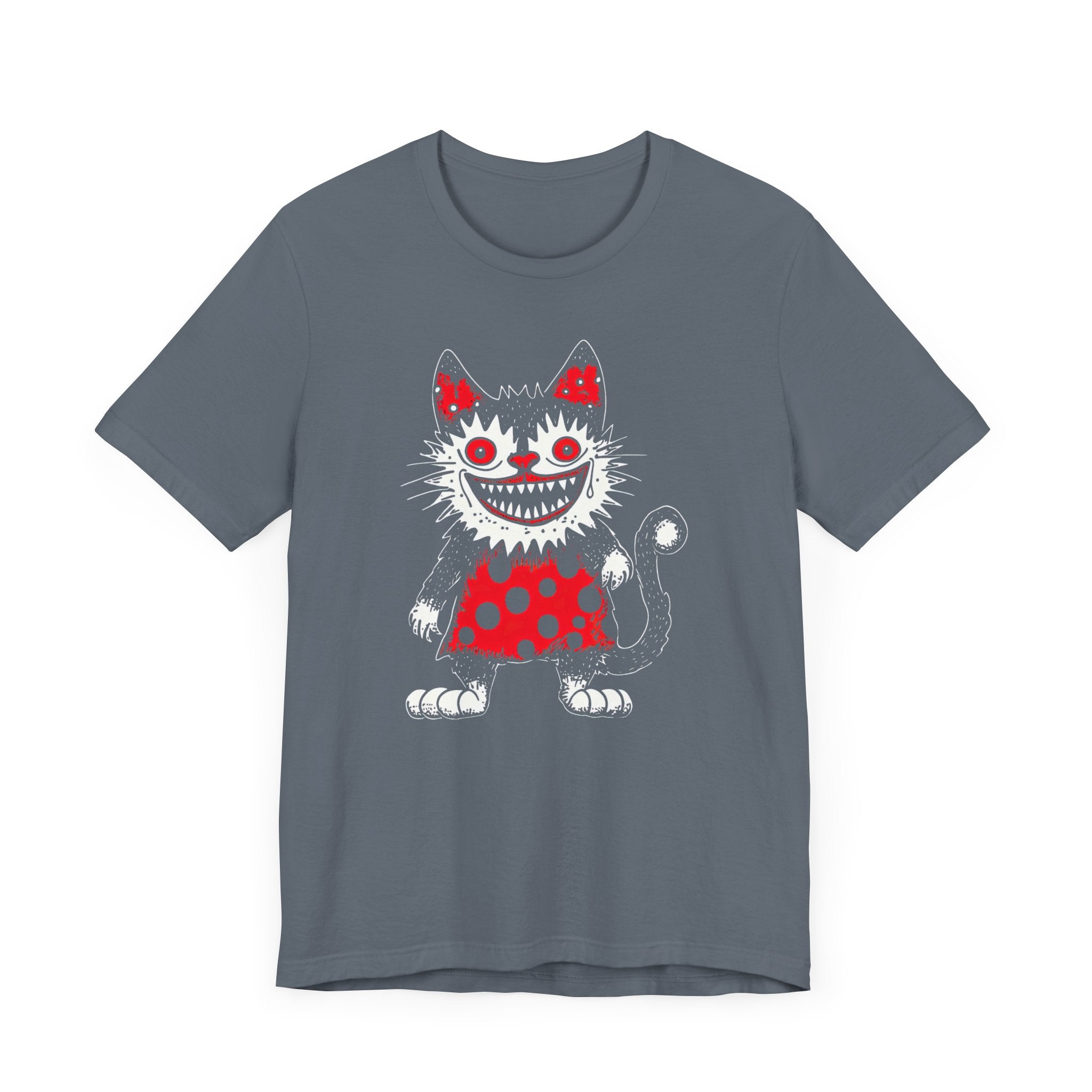 Creepy Polka Dot Cat T-Shirt