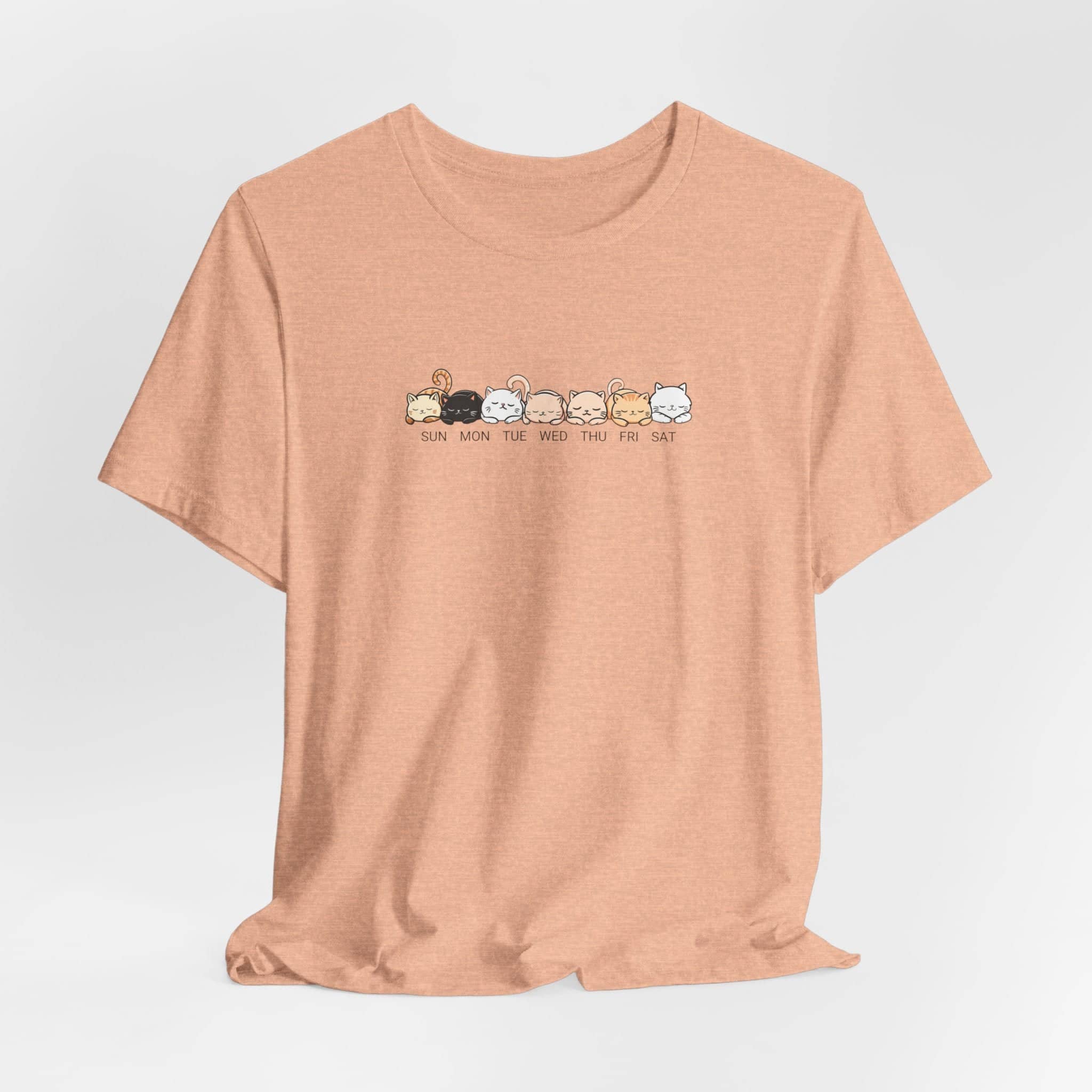Weekly Cat Faces T-Shirt