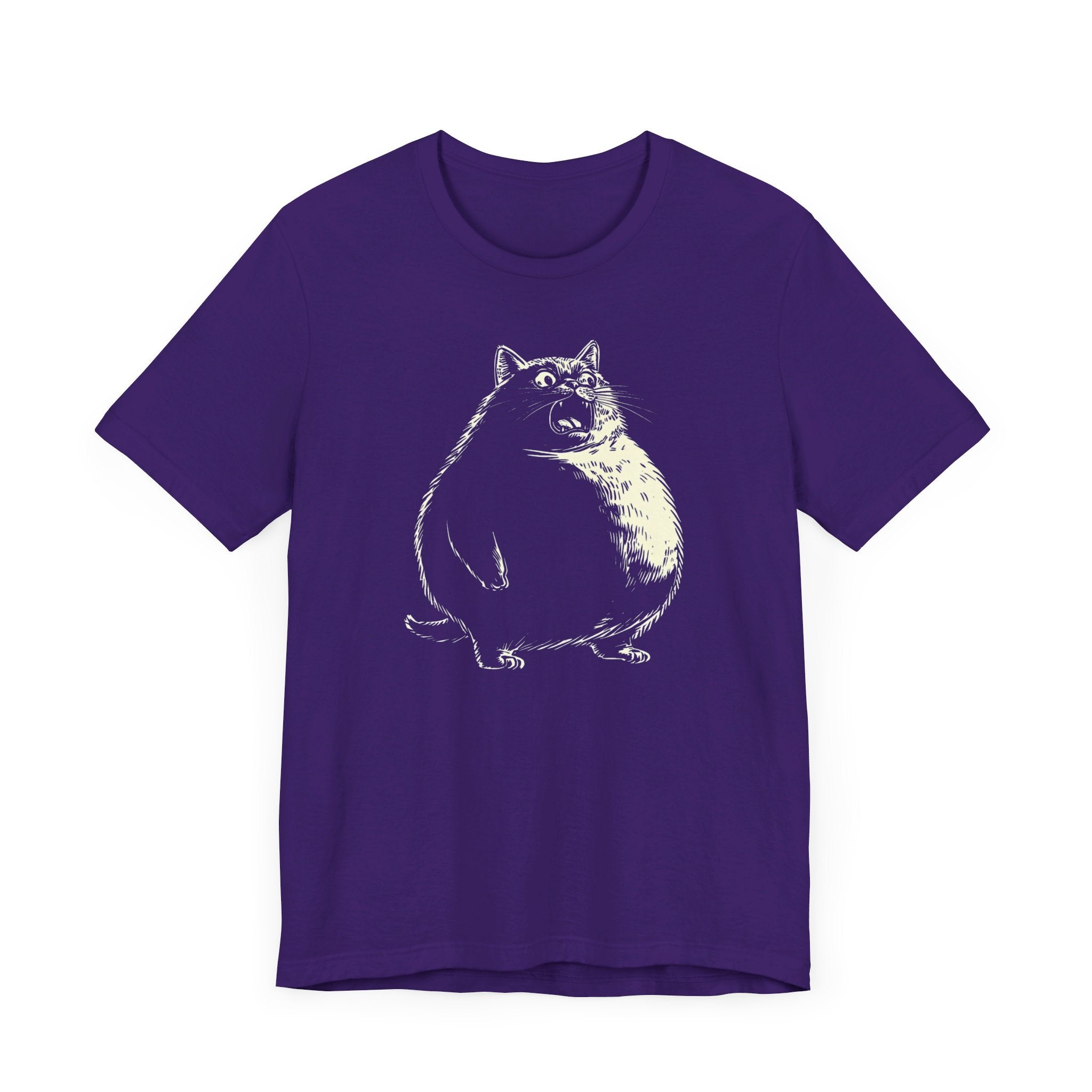 Chonky Black Cat Graphic T-Shirt