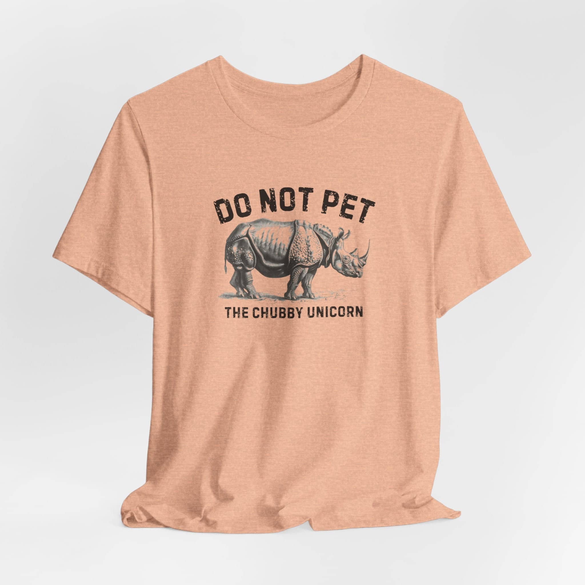 Do Not Pet The Chubby Unicorn Shirt Funny Rhino Lover Tee