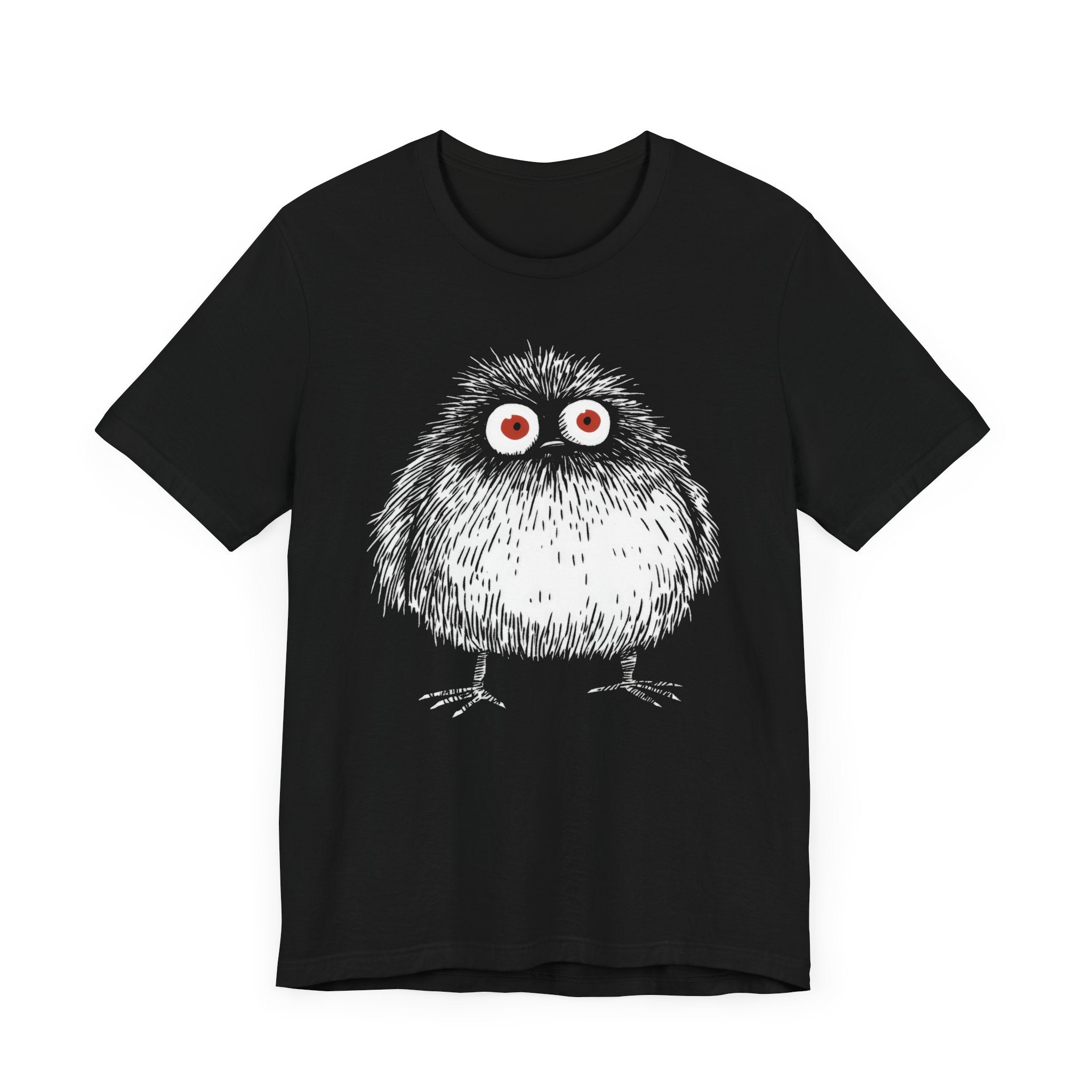 Wide-Eyed Fluffy Creature Graphic Tee