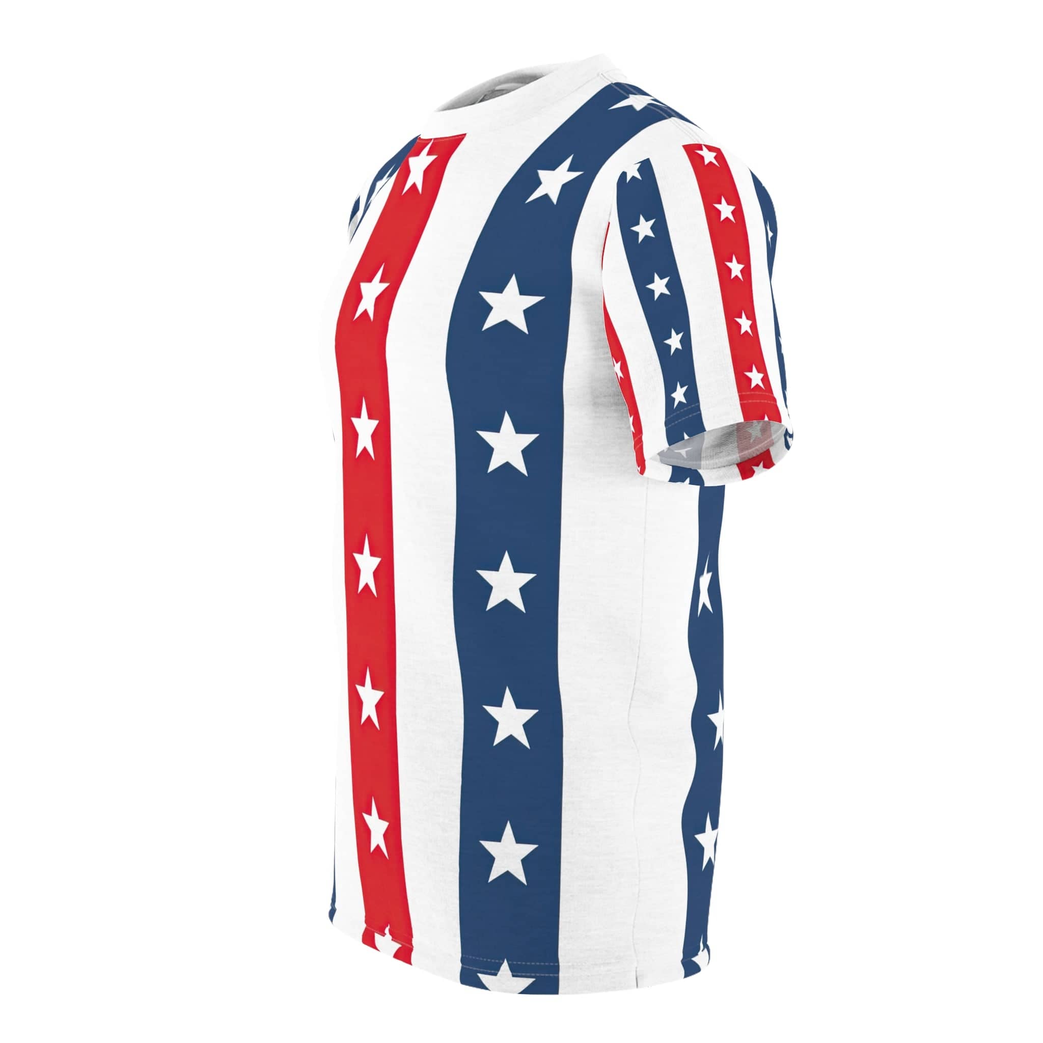 Liberty Stripes Unisex Cut & Sew Tee (AOP)