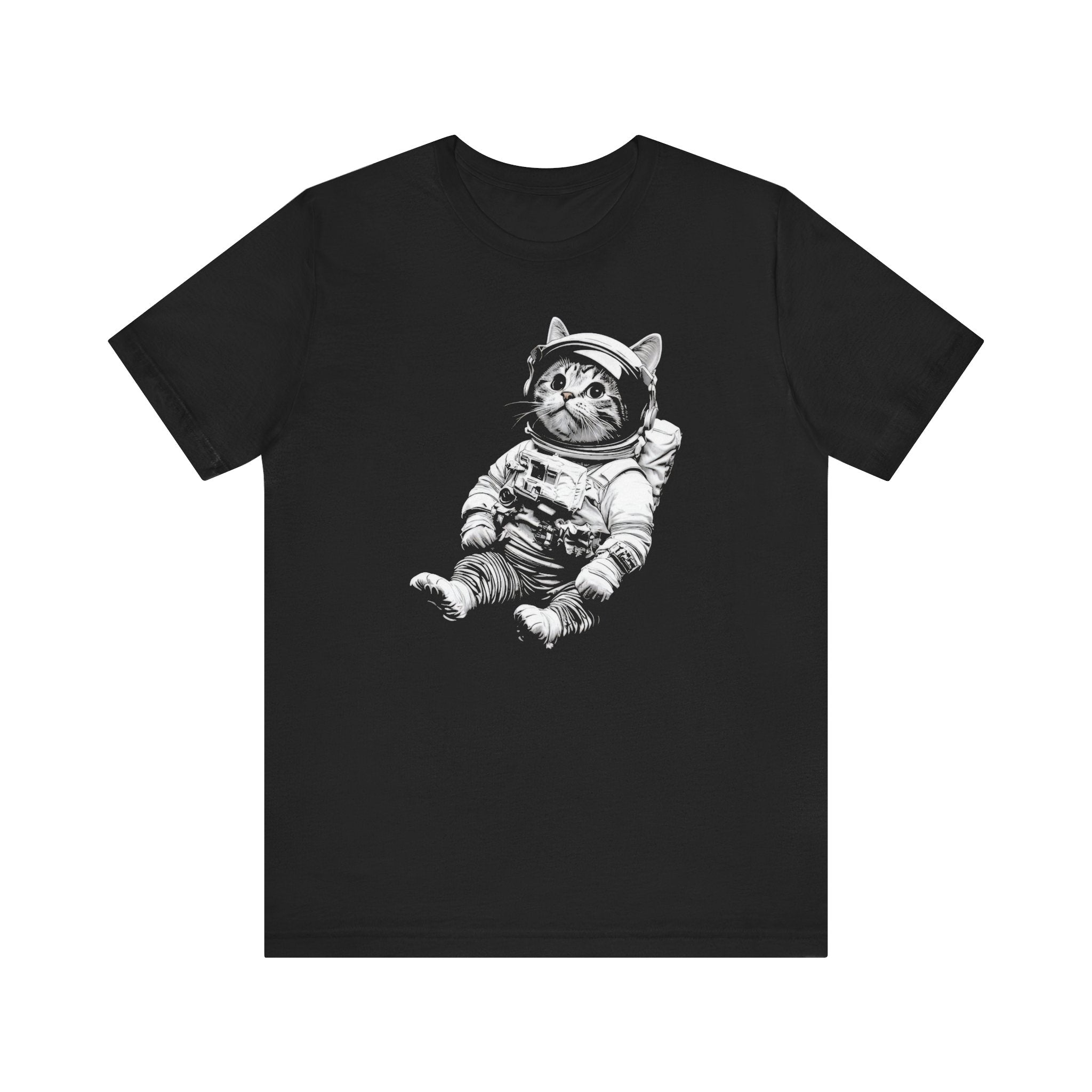 Chillin’ Space Cat Astronaut T-Shirt