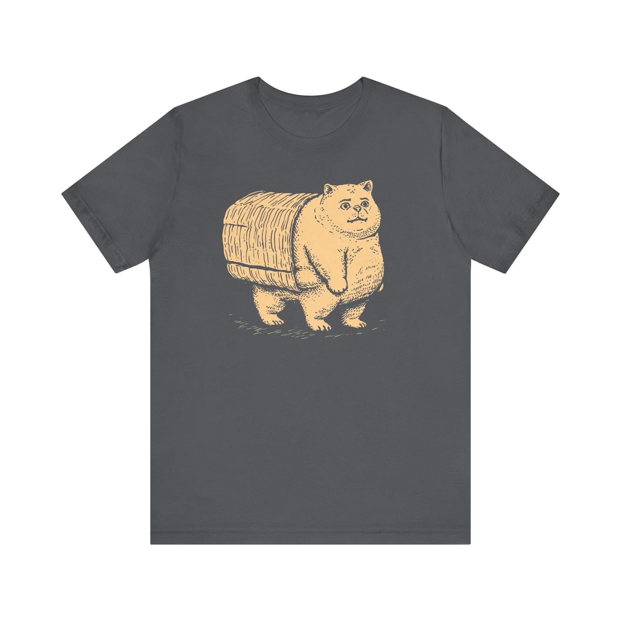 Cat Carrying Basket Graphic Tee
