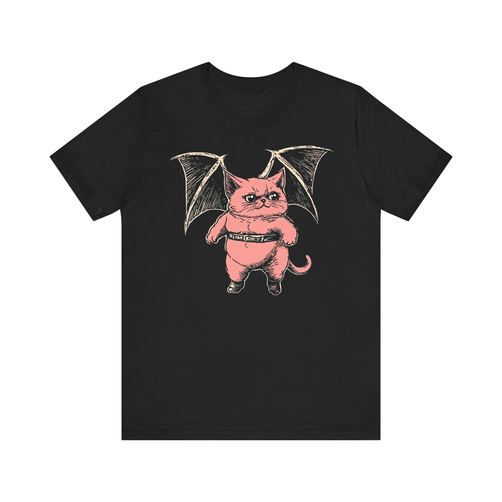 Bat-Winged Cat Graphic Tee