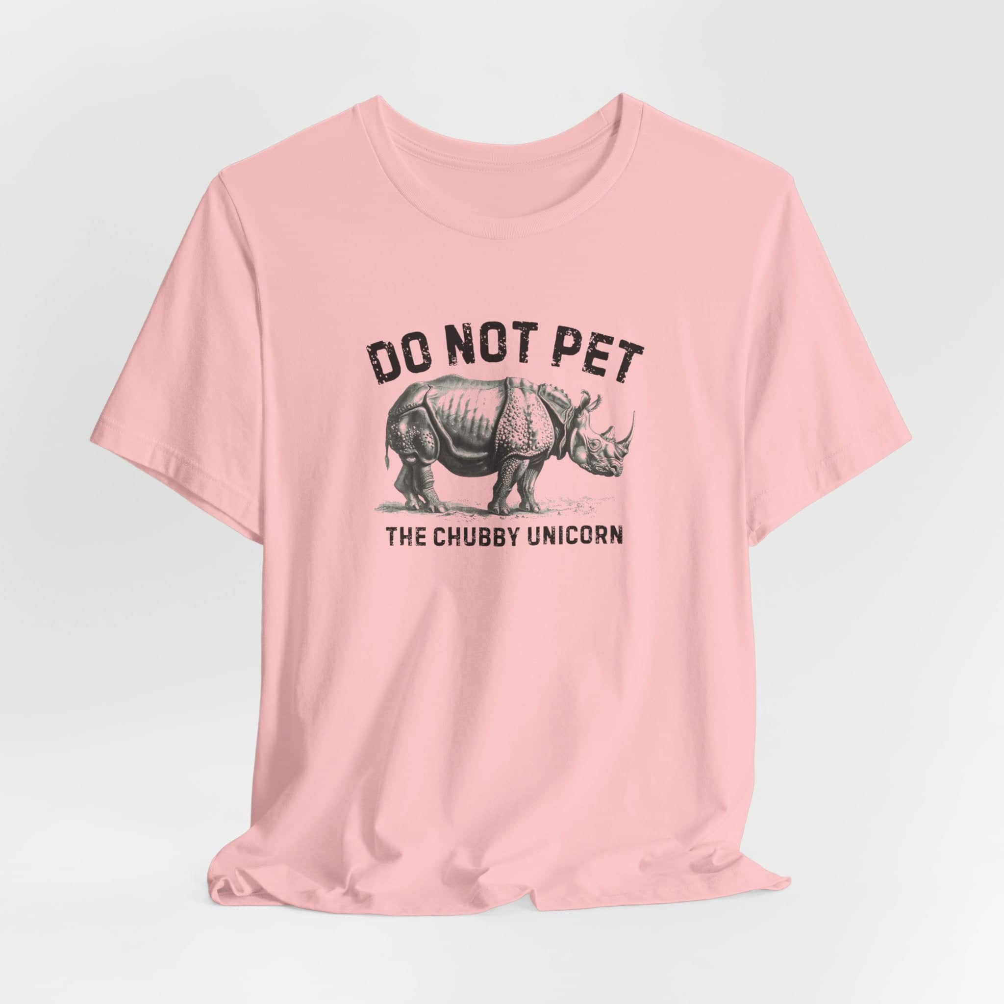 Do Not Pet The Chubby Unicorn Shirt Funny Rhino Lover Tee