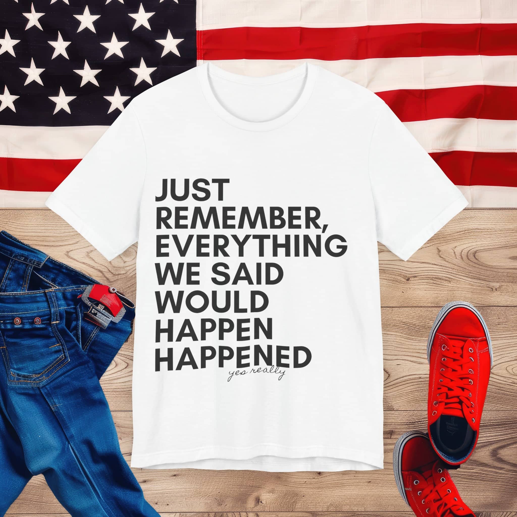 Predictive Proverbs Tee Top Centered Unisex Jersey Short Sleeve Tee