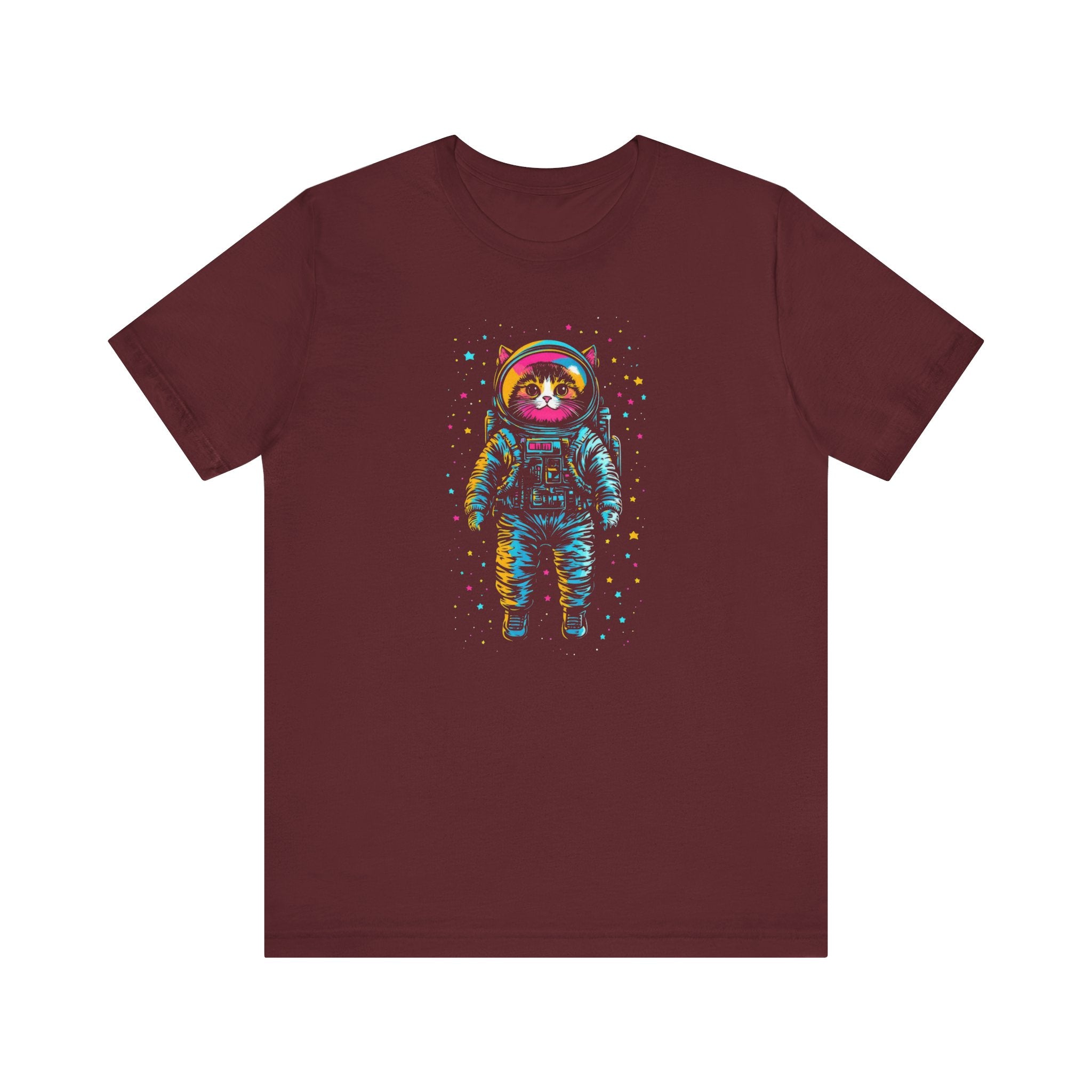 Neon Cosmic Catstronaut T-Shirt
