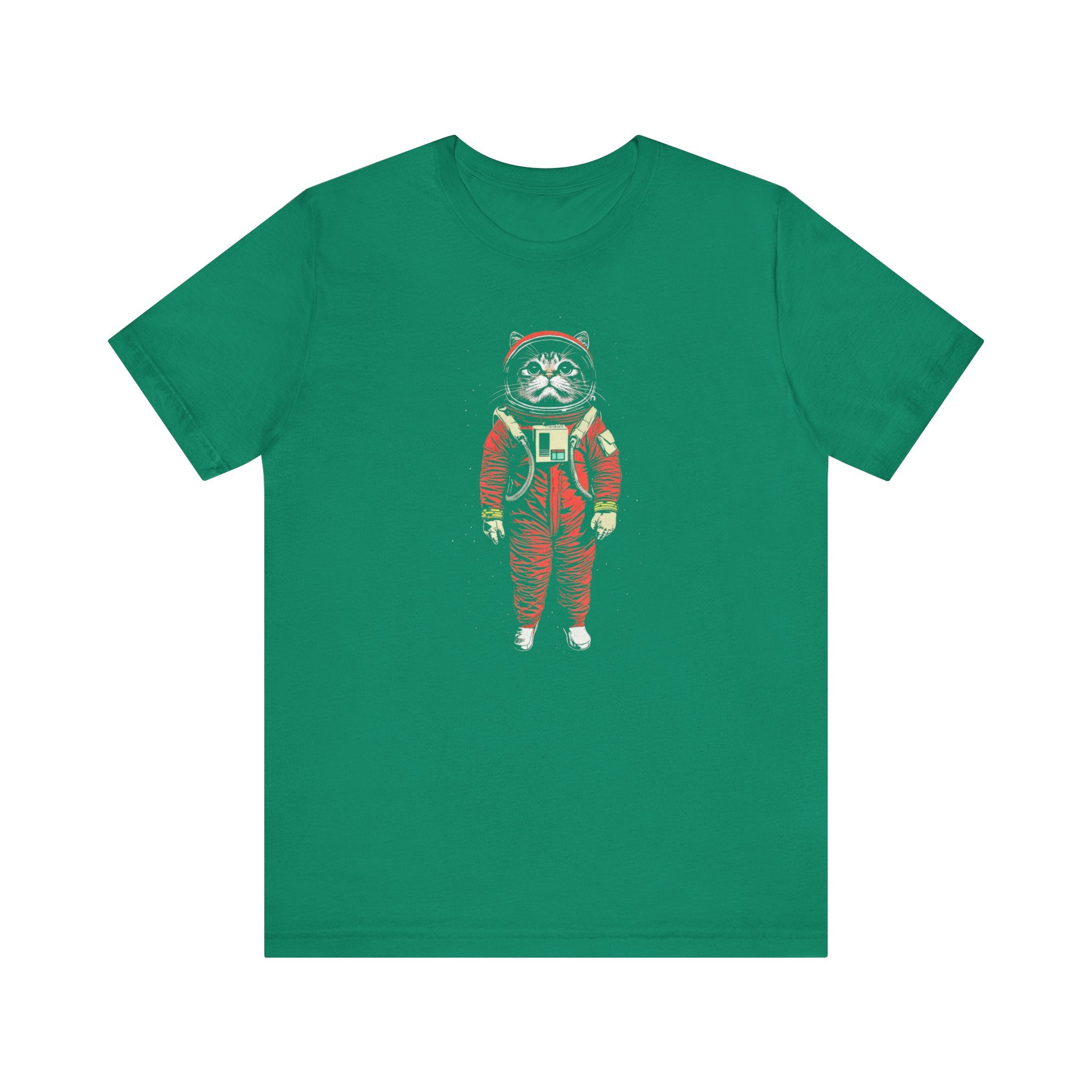 Adorable Cat Astronaut Graphic Tee