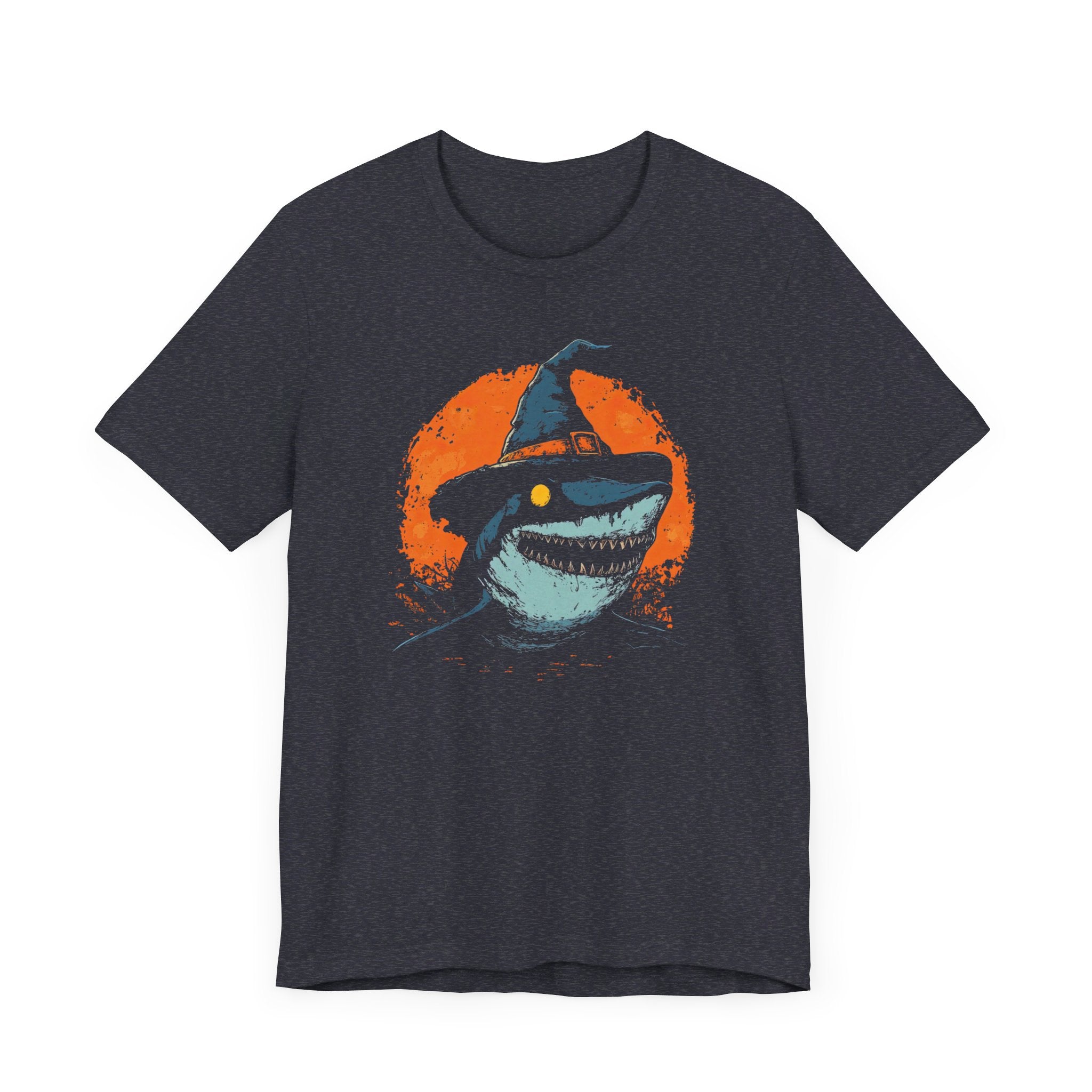 Halloween Shark T-Shirt Spooky Witch Shark Tee