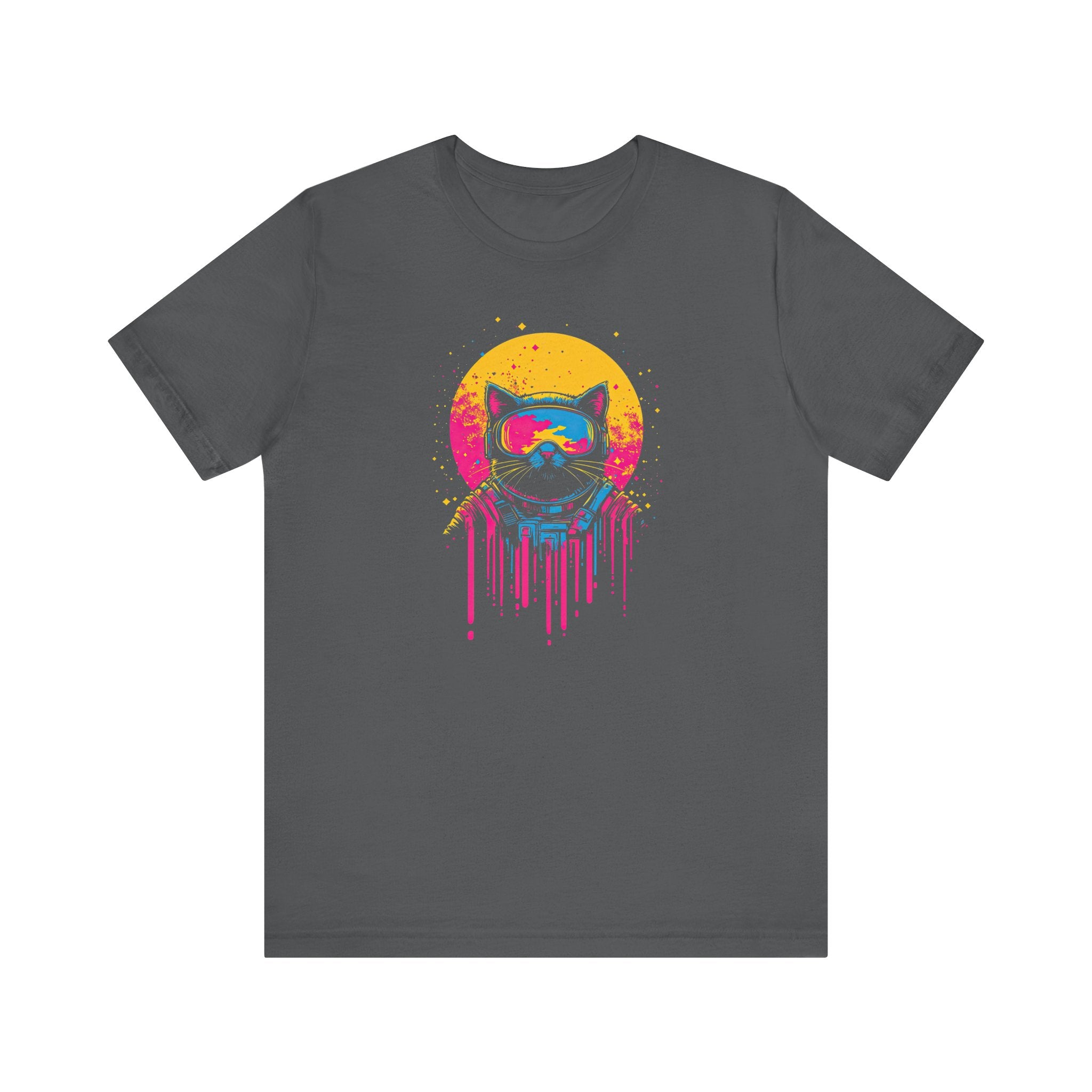 Retro Futuristic Cat T-Shirt