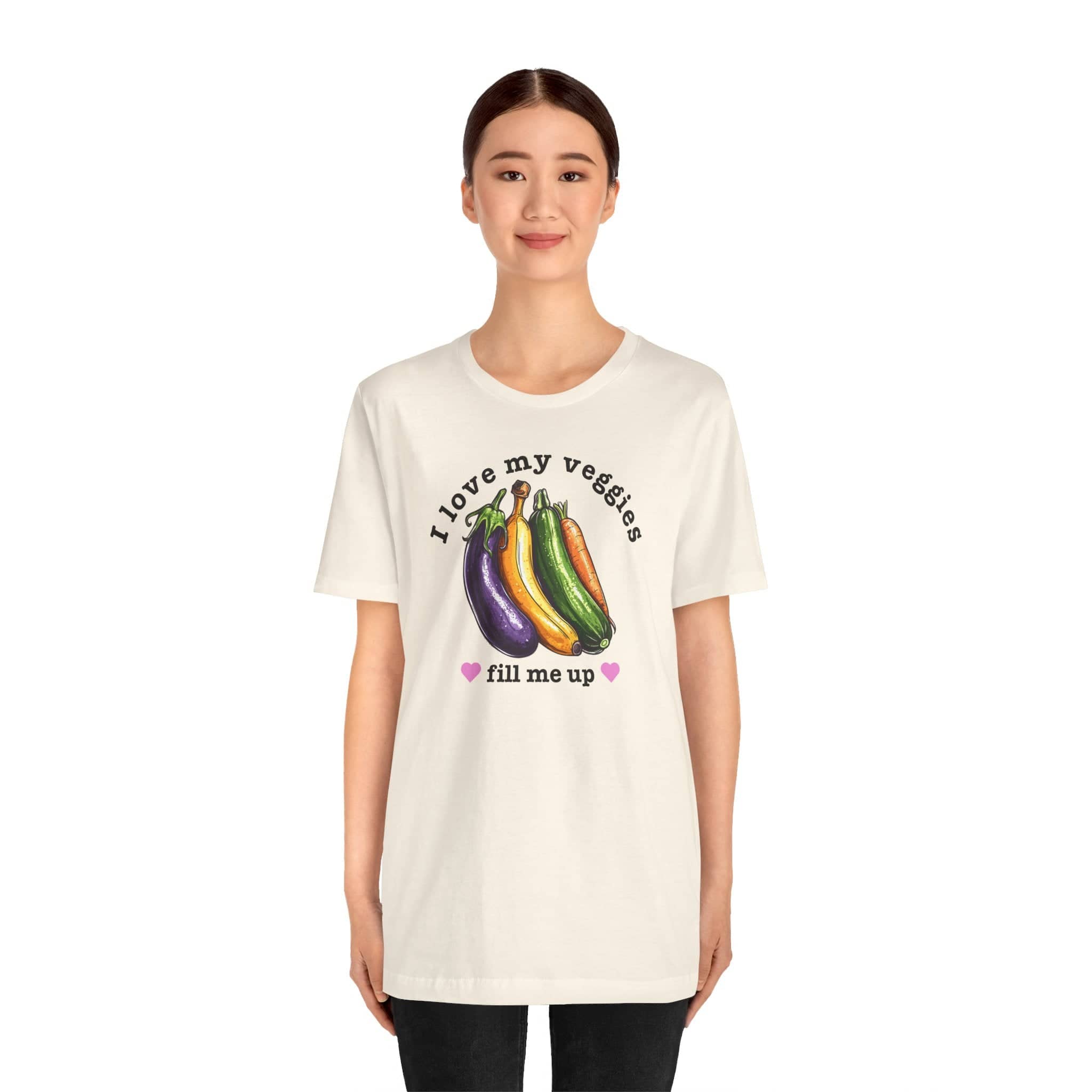I Love My Veggies Fill Me Up Shirt Funny Vegetable Lover Tee