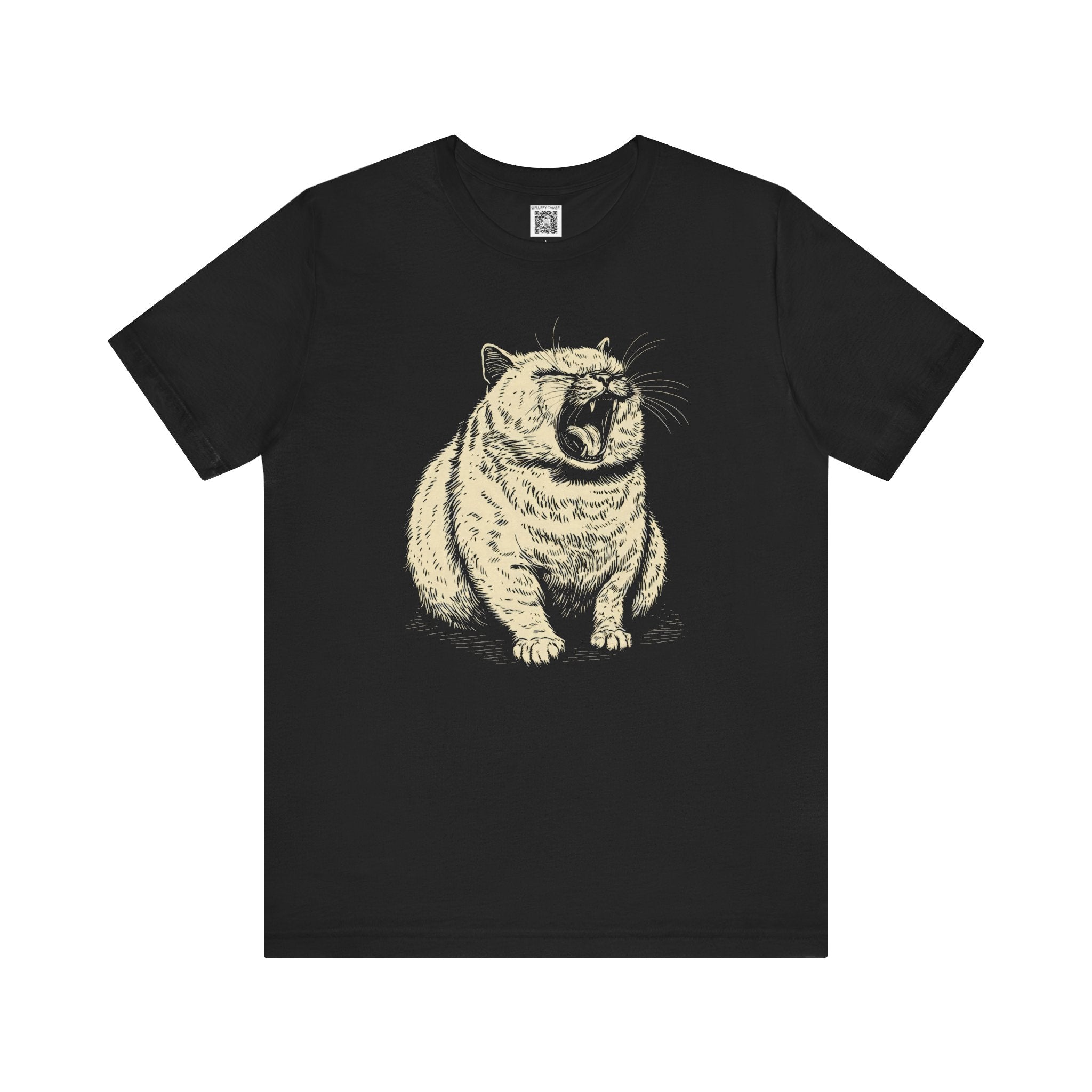Yawning Cat Graphic Tee