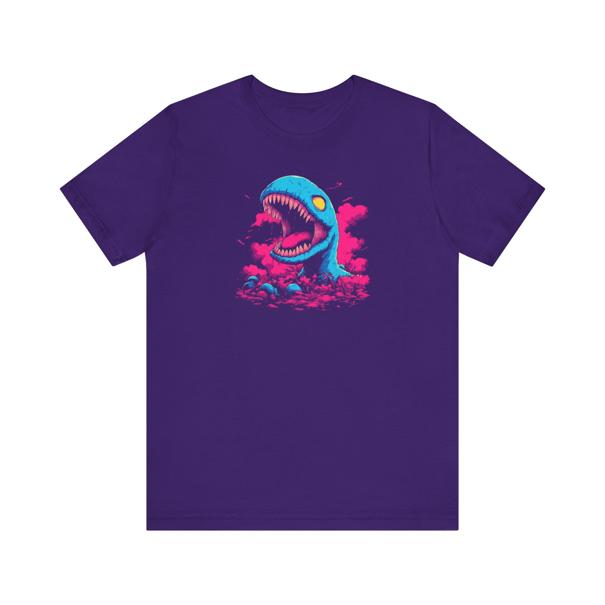 Neon Dino Roar Graphic Tee