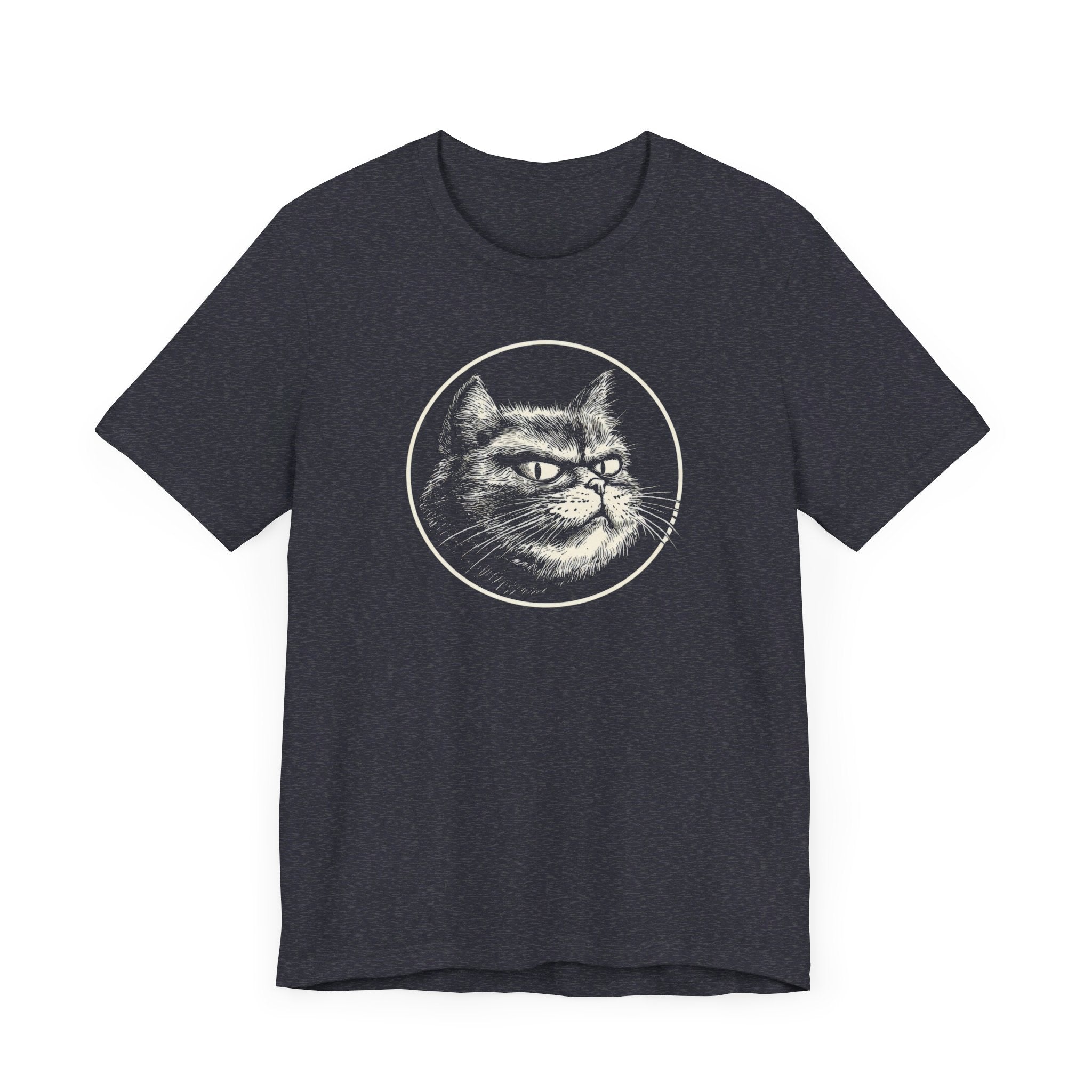 Grumpy Cat Graphic Tee – Vintage Style Cat Lover Shirt
