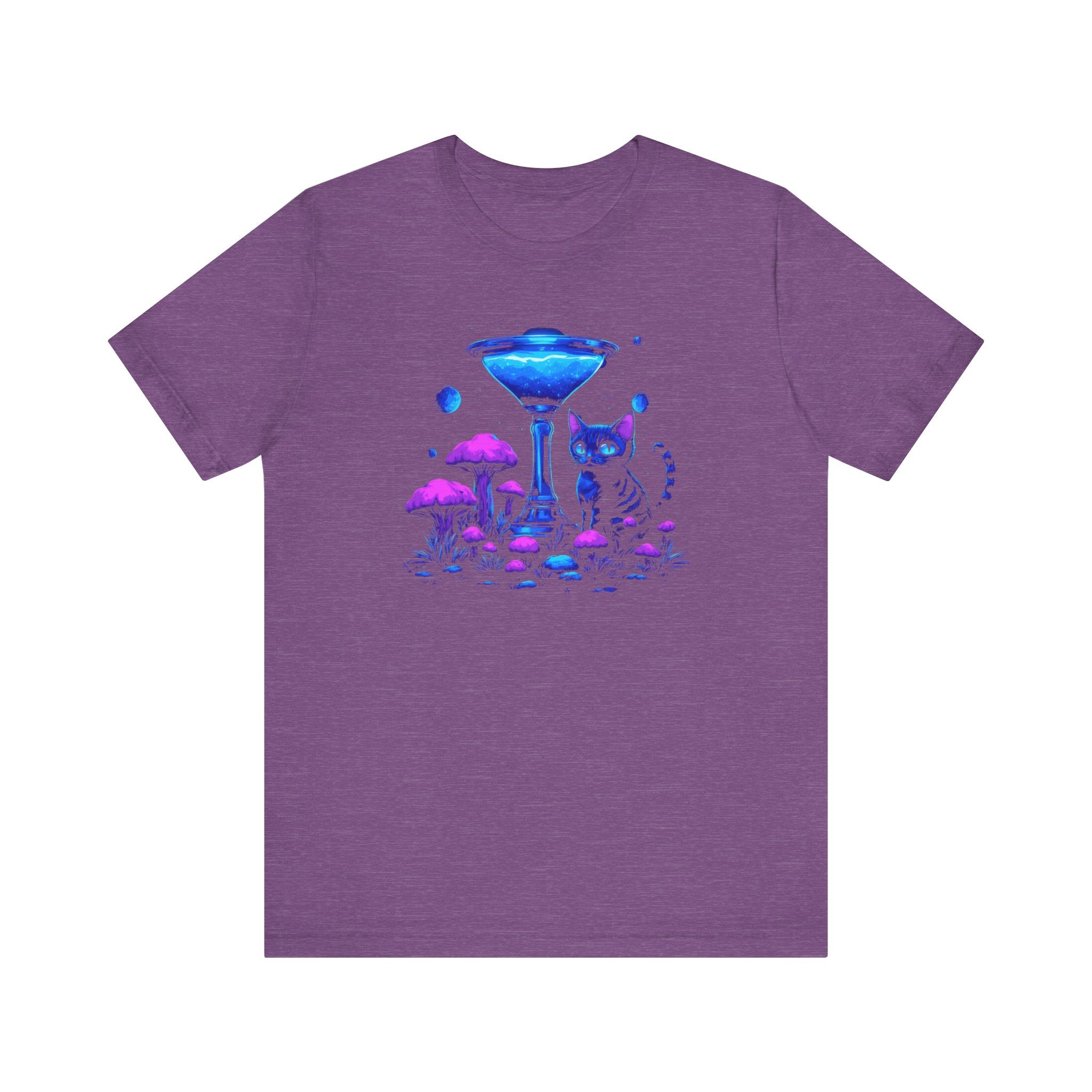 Mystical Neon Cat T-Shirt