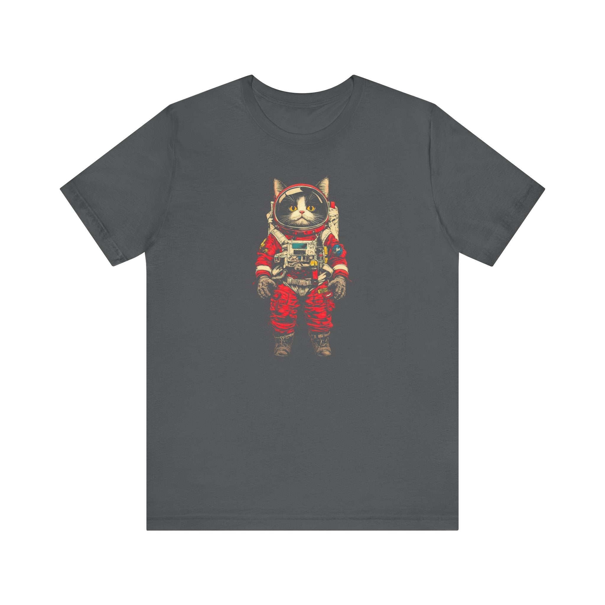 Fearless Space Cat Astronaut Graphic Tee