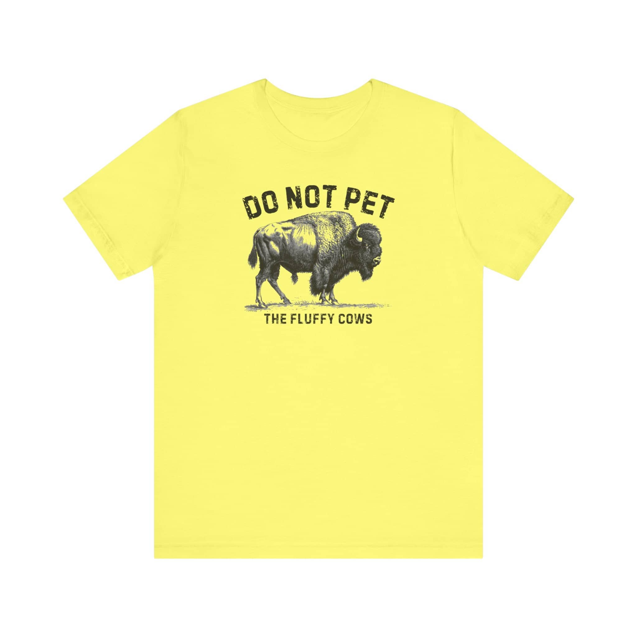 Do Not Pet The Fluffy Cows Shirt Funny Animal Lover Tee